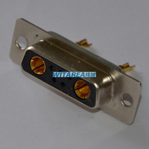 High current D-sub Machined db 7pin 7w2 female solder cup connector