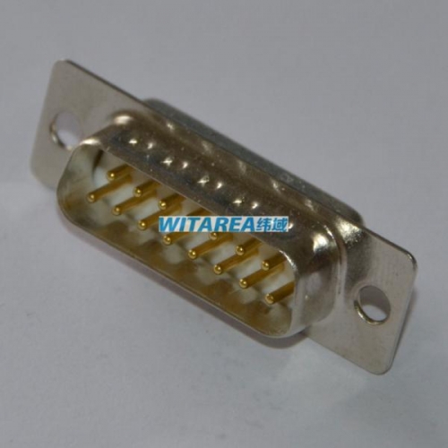 High current D-sub Machined 15pin db 15pin solder cup connector