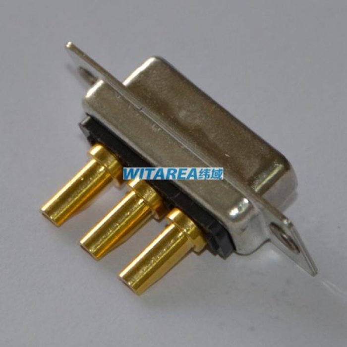 High current D-sub Machined 3pin 3W3 solder cup connector