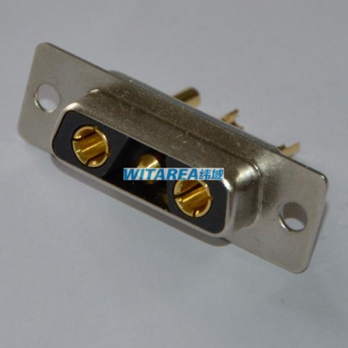 High current D-sub Machined 3pin 3v3 solder cup connector