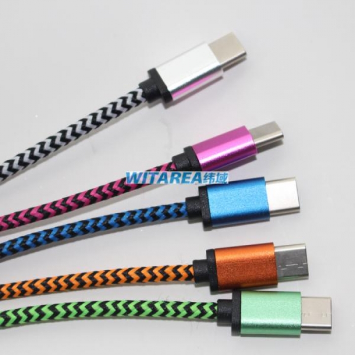 Fabric USB 3.1 TYPE C cable