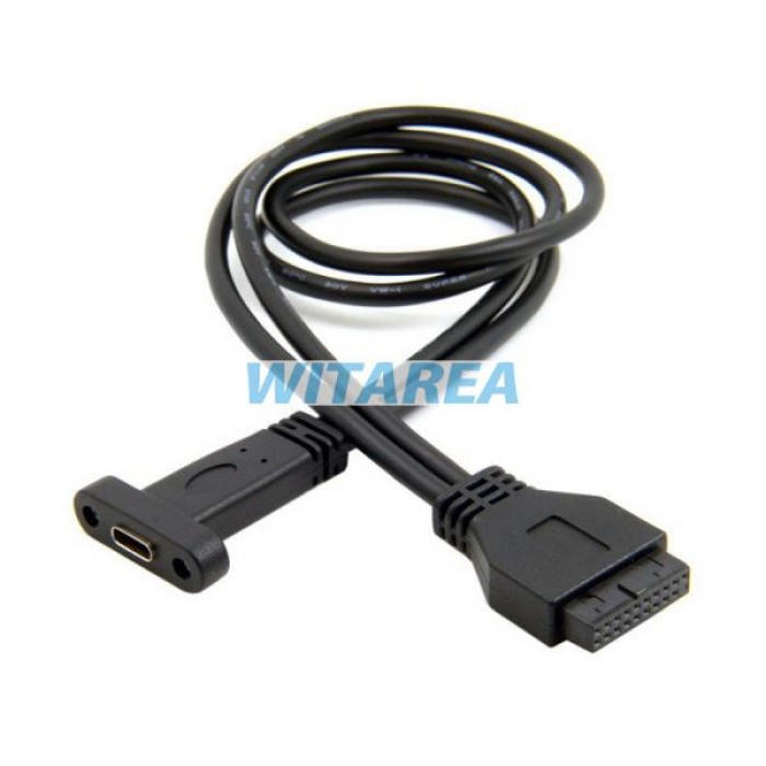 USB 3.1 USB-C socket Dual Screw nut Cables
