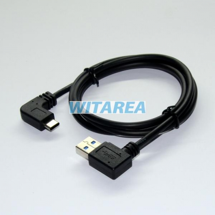 USB Type C 90° degree left angled cables