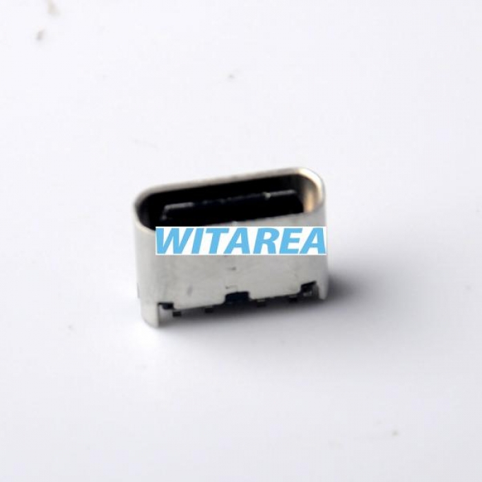 straddle mount short body USB Type-C receptacle
