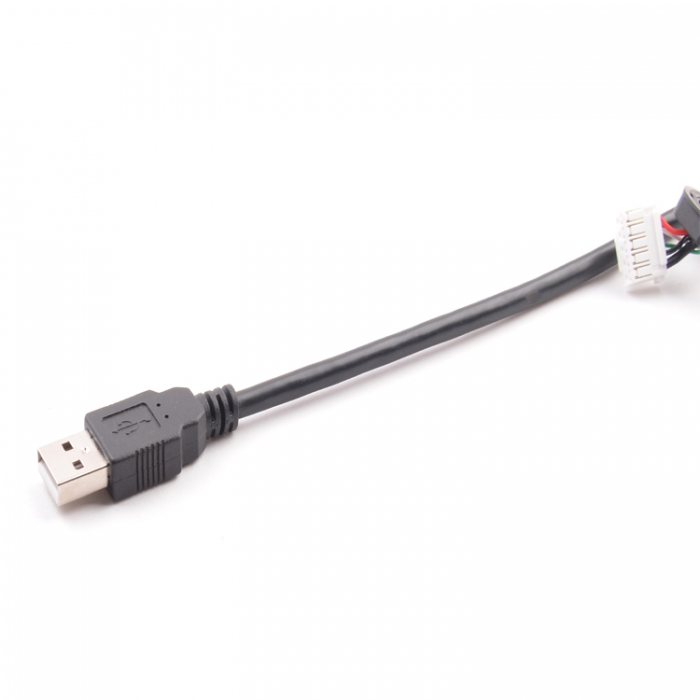 USB Cable To Panel Mount Waterproof  Molex Connector Cable