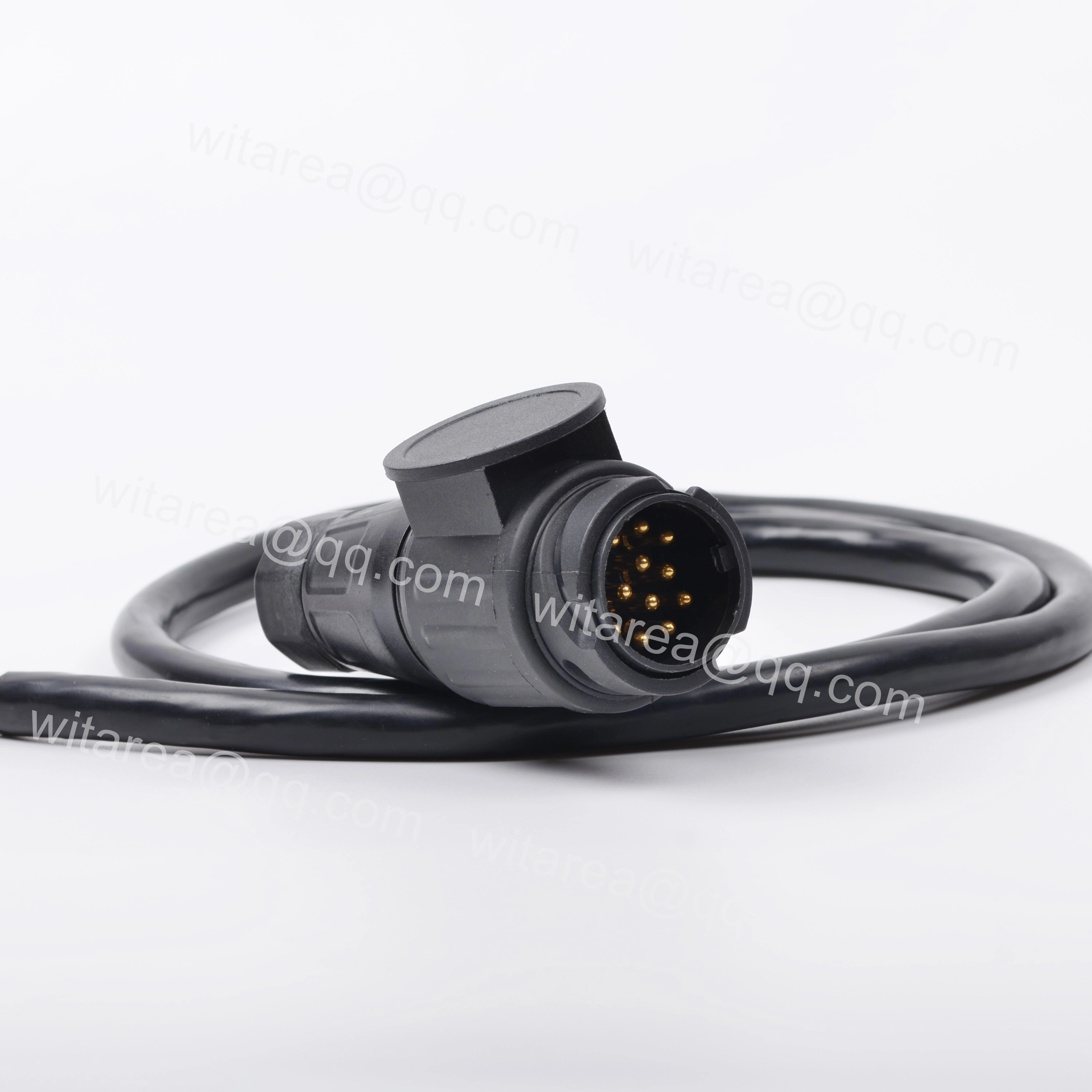 13+1 trailer male plug tow cable