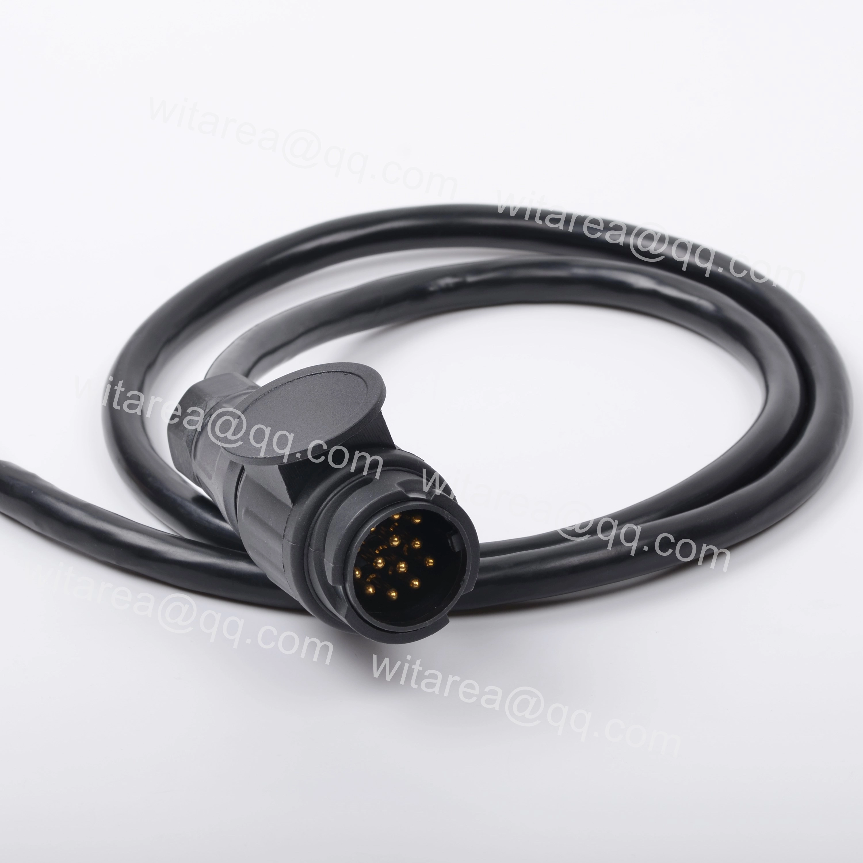 13+1 trailer male plug tow cable