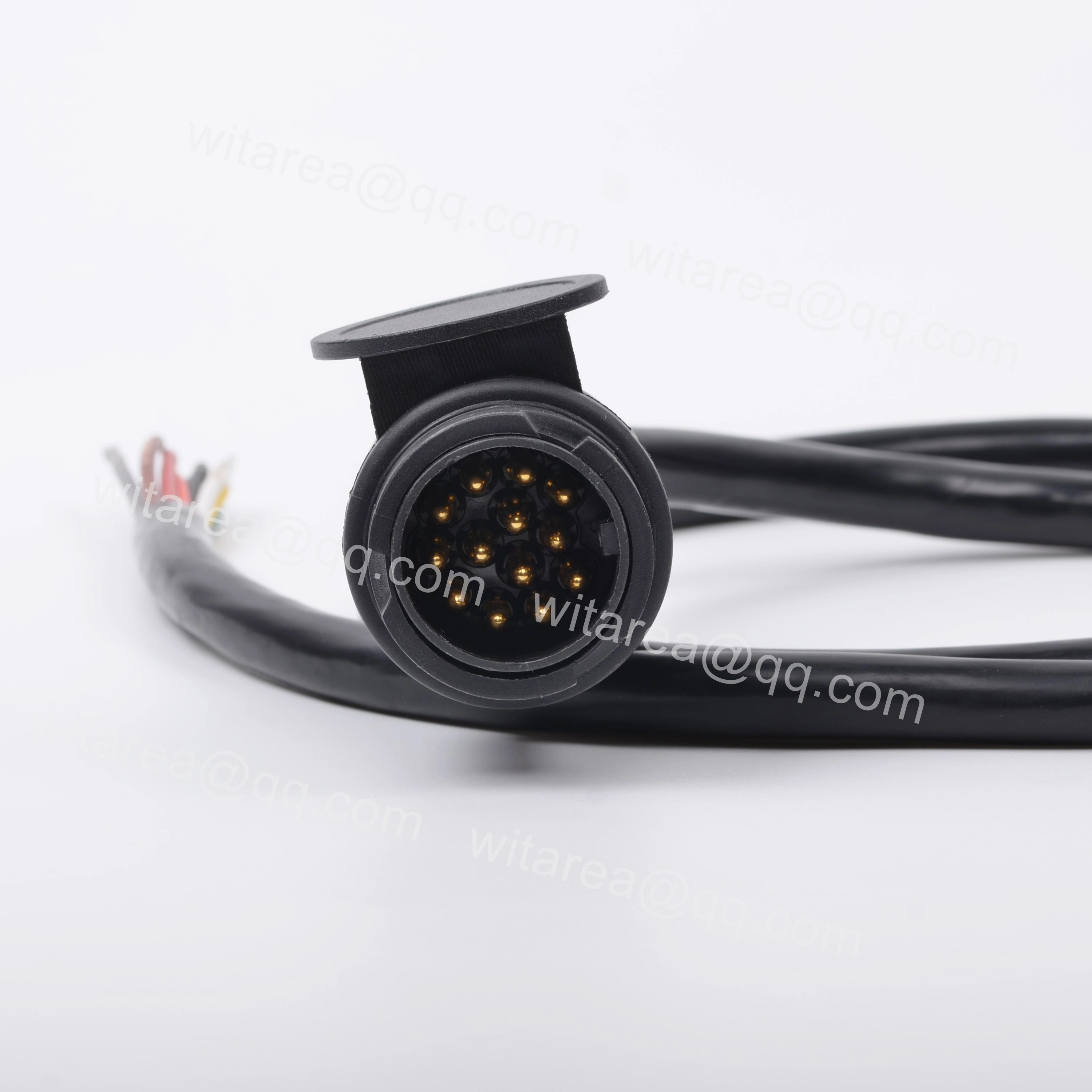 13+1 trailer male plug tow cable
