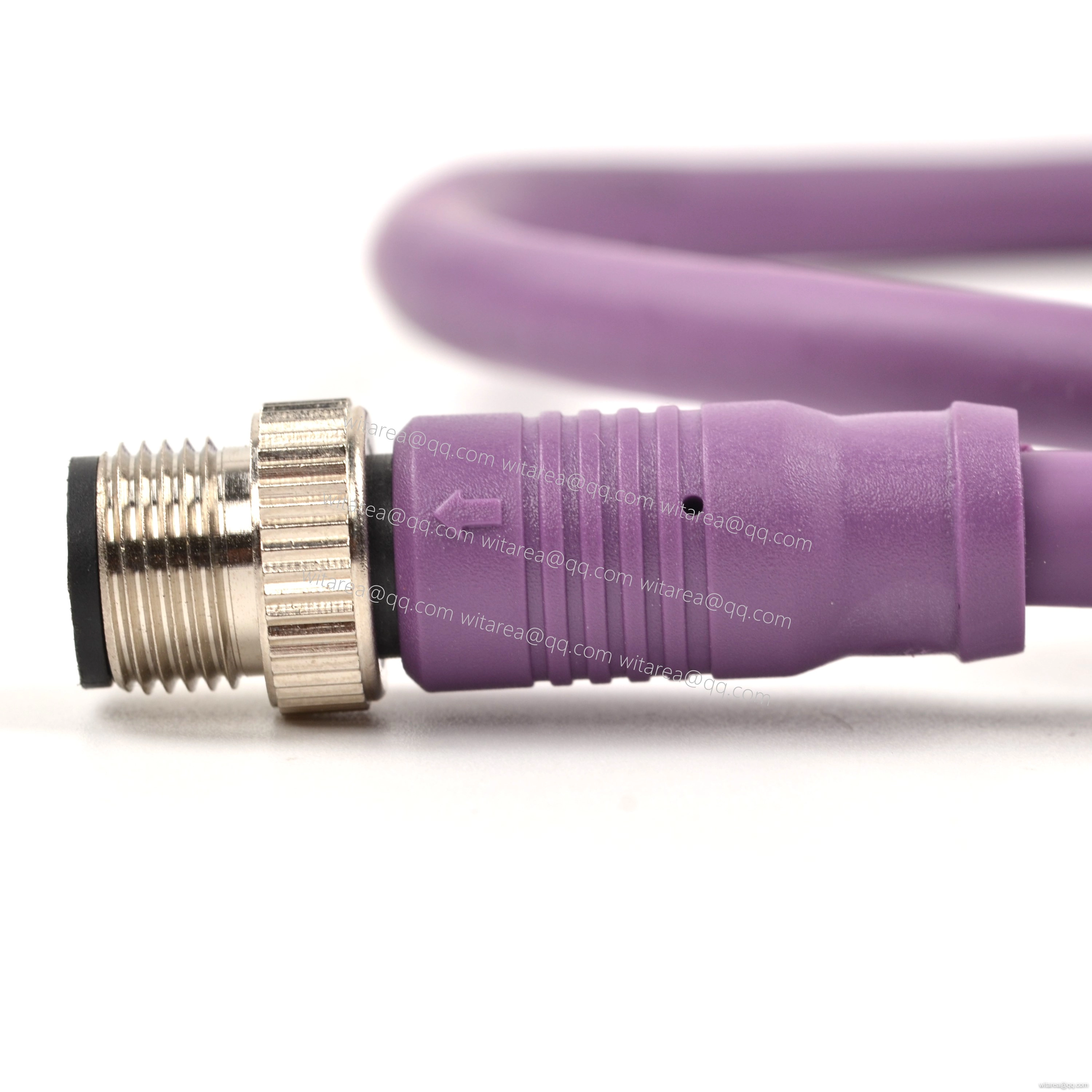 M8/M12 IP67 straight connectors male to female Cable