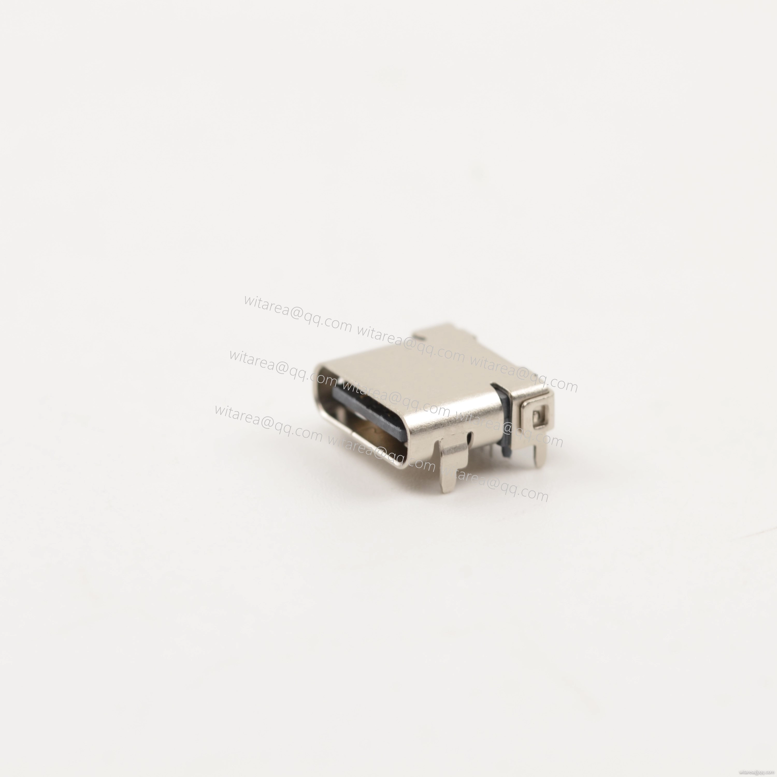 USB 3.1 C Receptacle 24P ,surface mount Hybrid,dual row SMT DIP,single shell,with bracket,CH=1.75,H=3.33,L=8.65