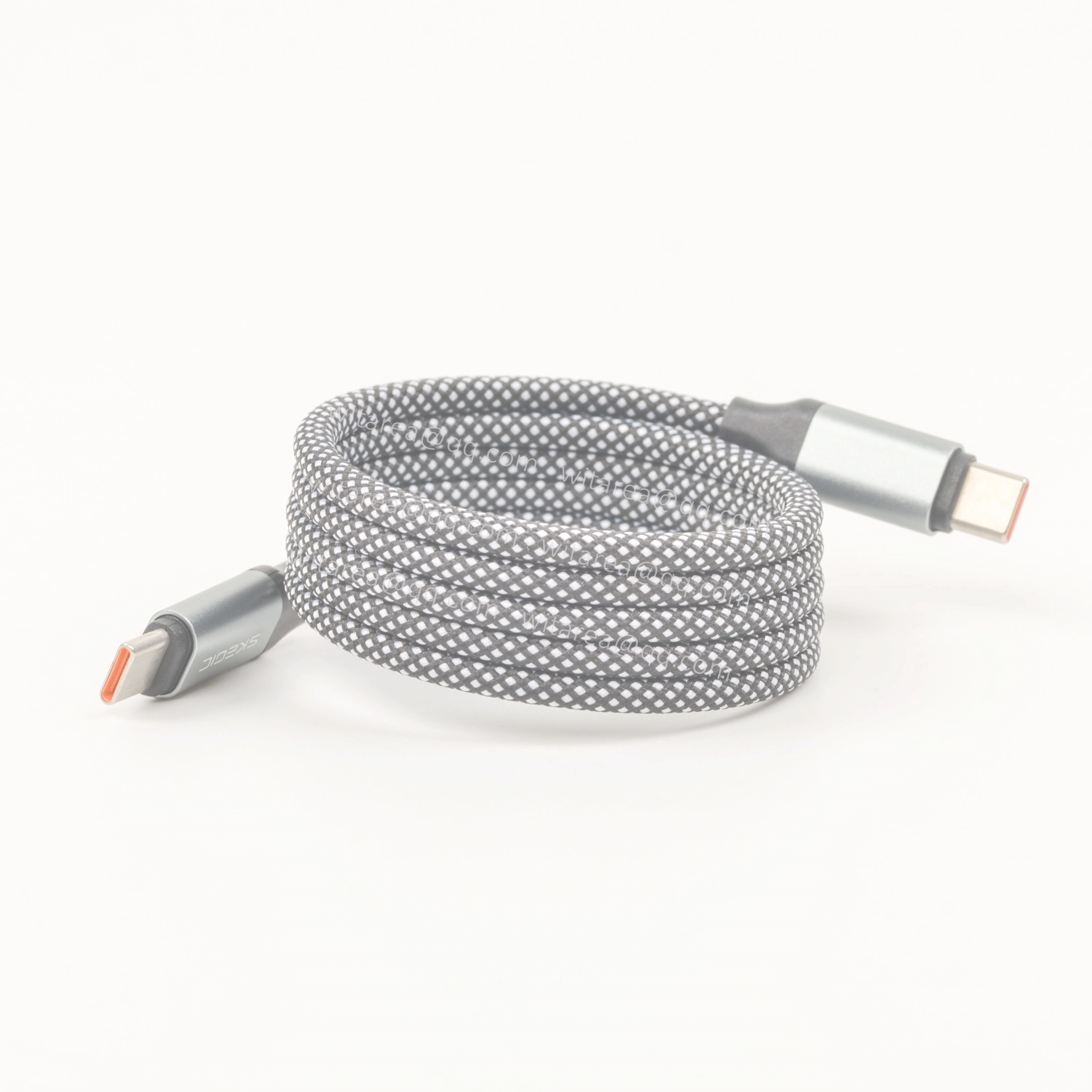 Custom type c tangle-free magnetic cable
