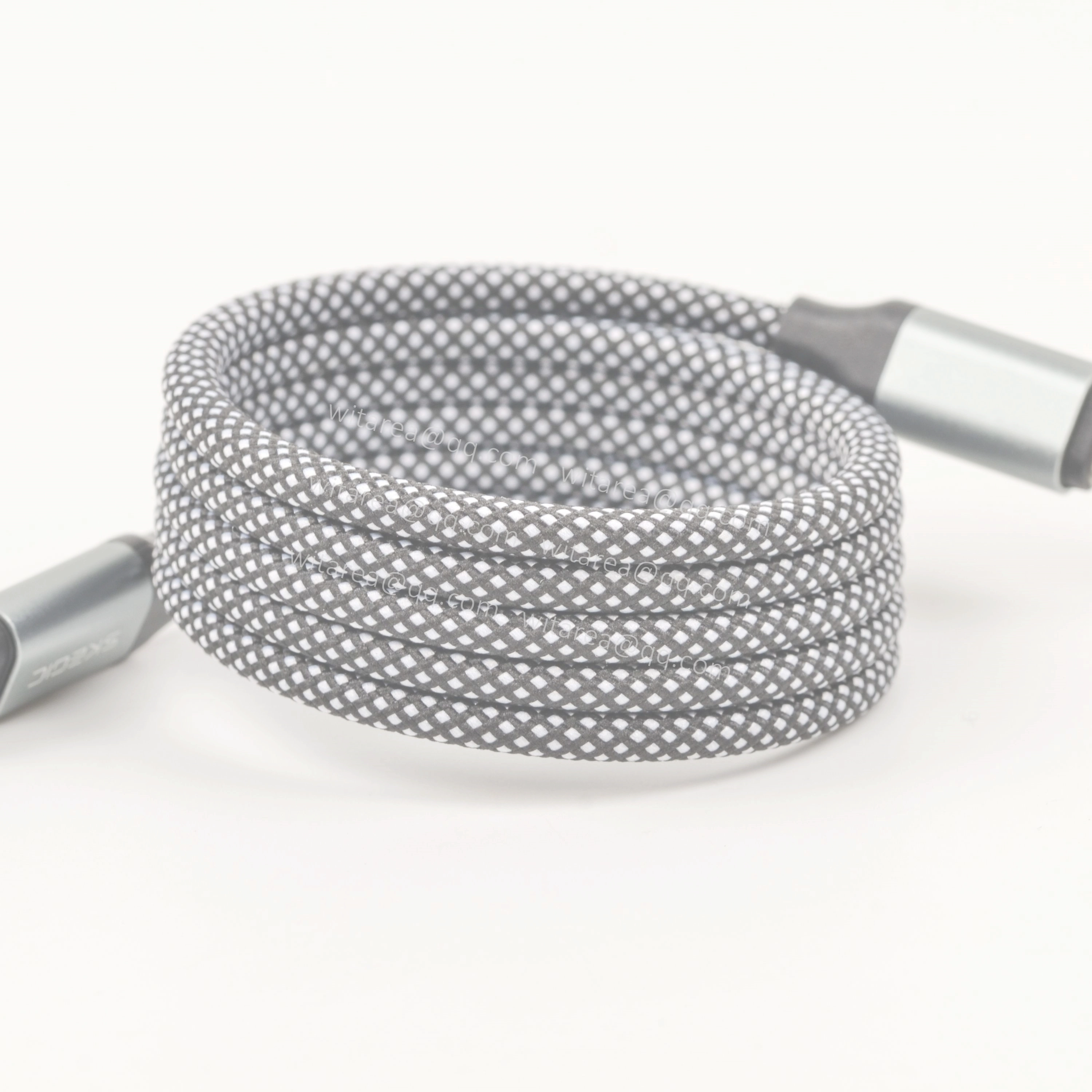 Custom type c tangle-free magnetic cable