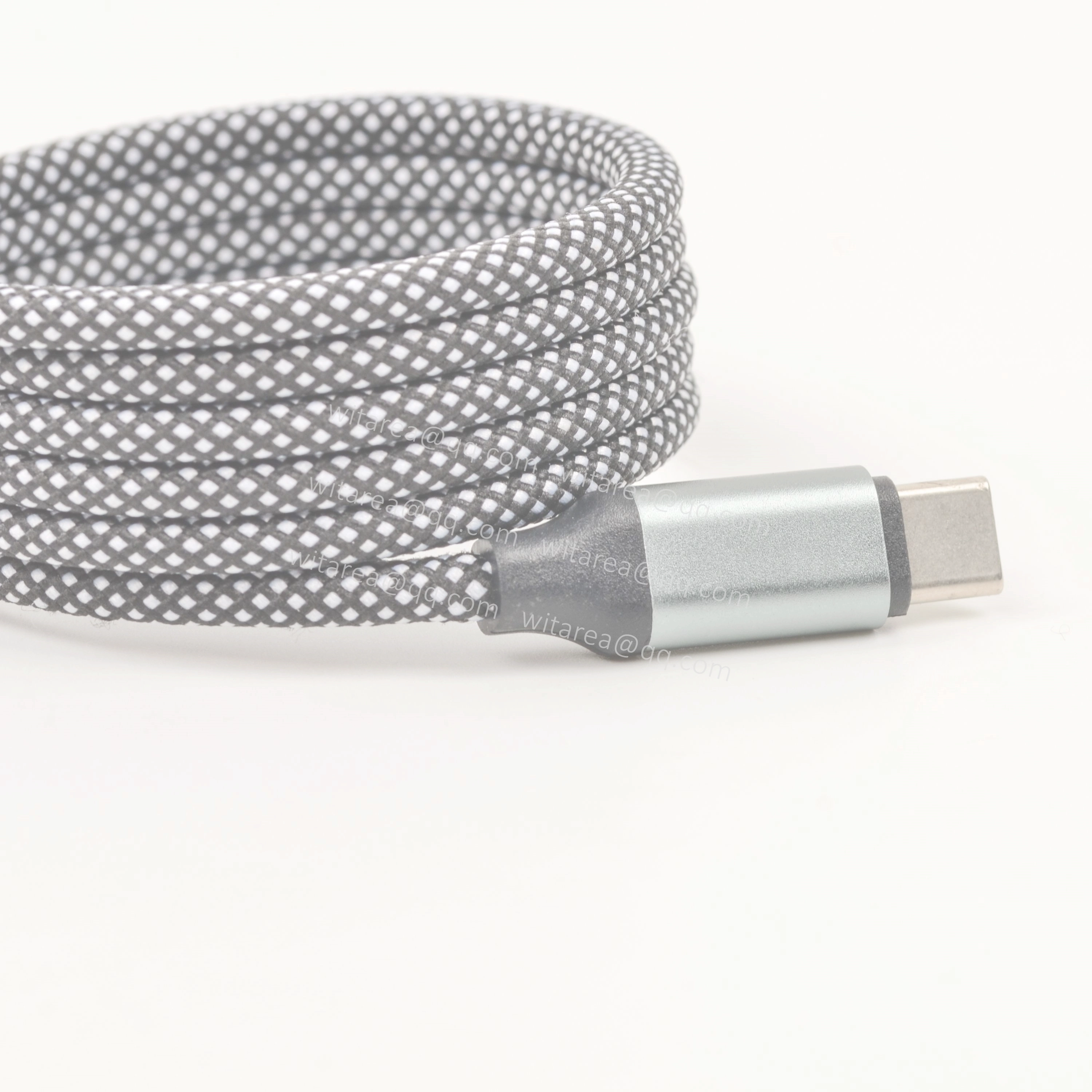 Custom type c tangle-free magnetic cable