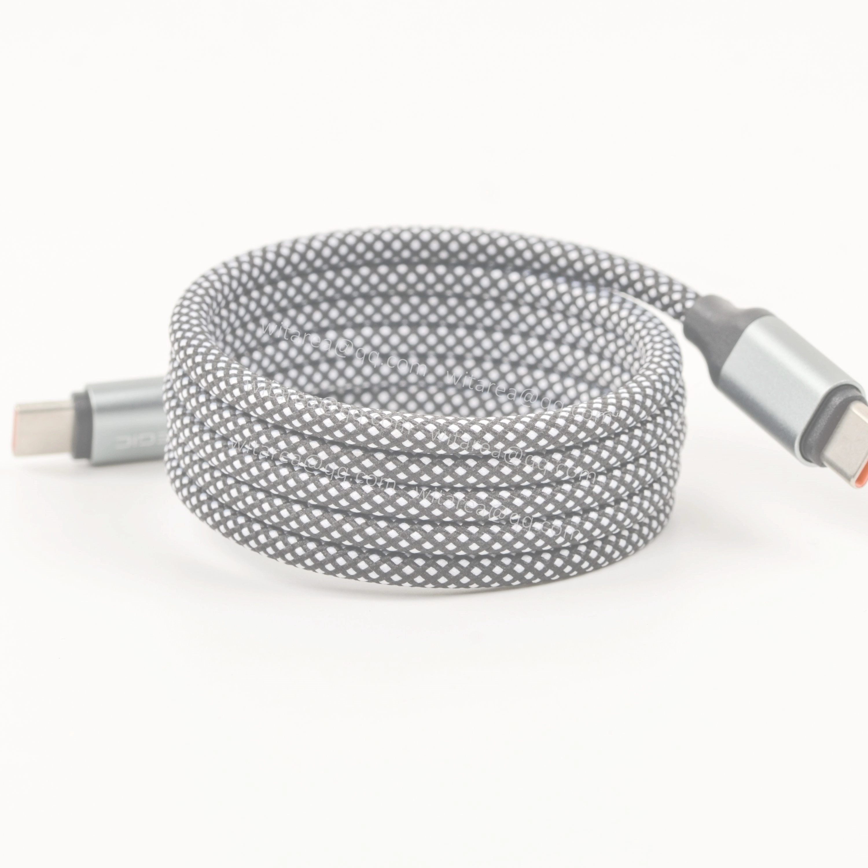 Custom type c tangle-free magnetic cable