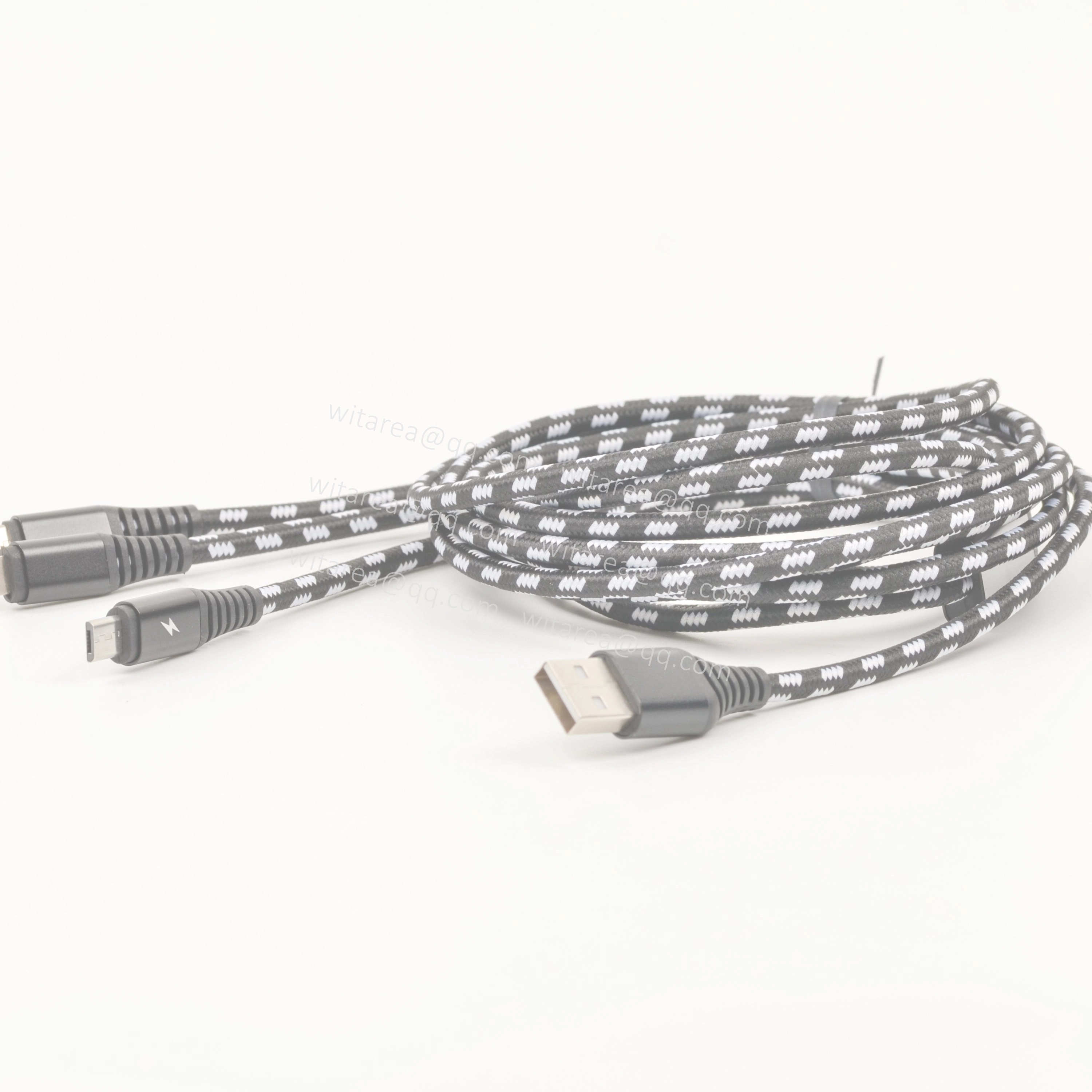 3-in-1 USB-A to USB-C/Micro USB/Lightning Multi Charging Cable