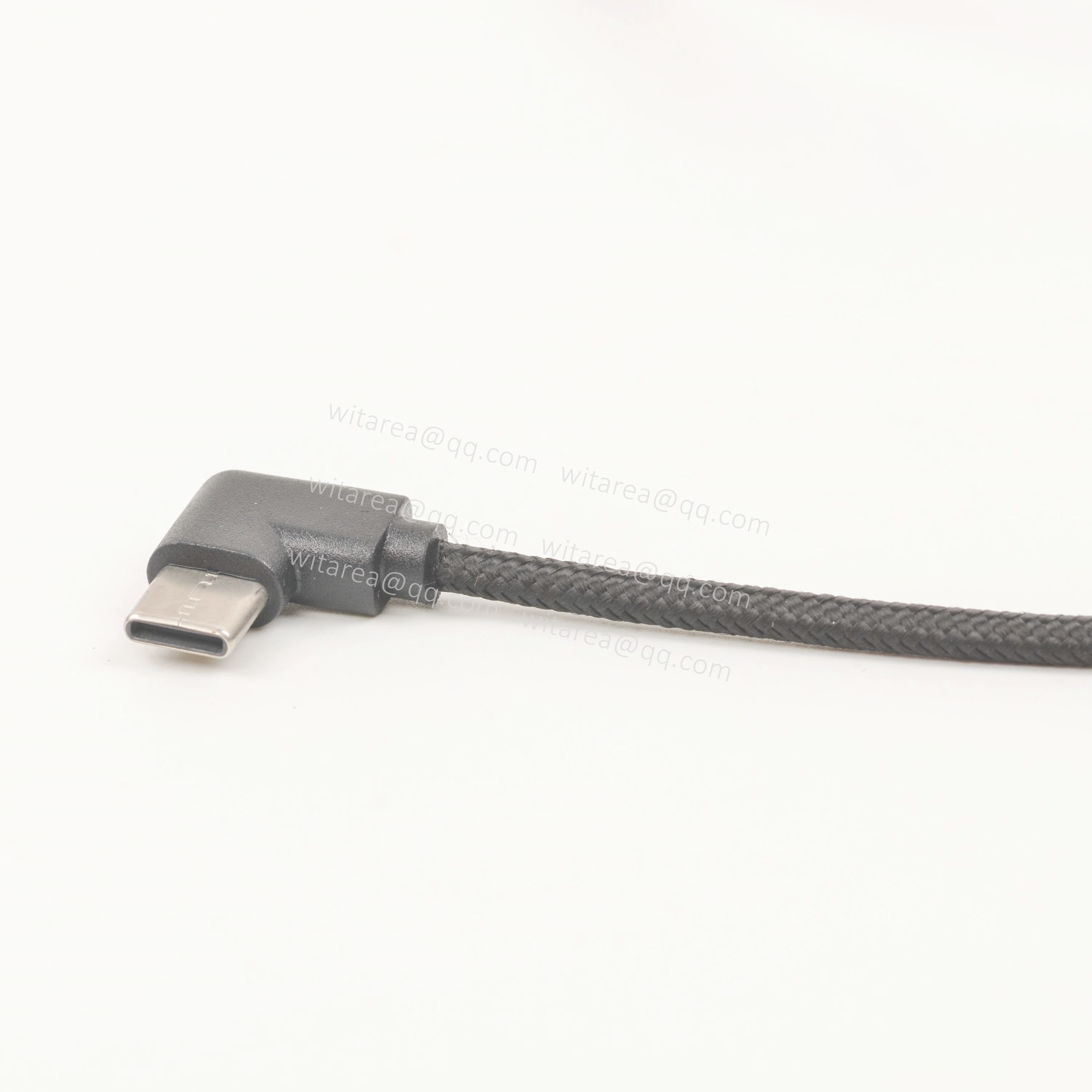 USB AM TO USB C angled cable