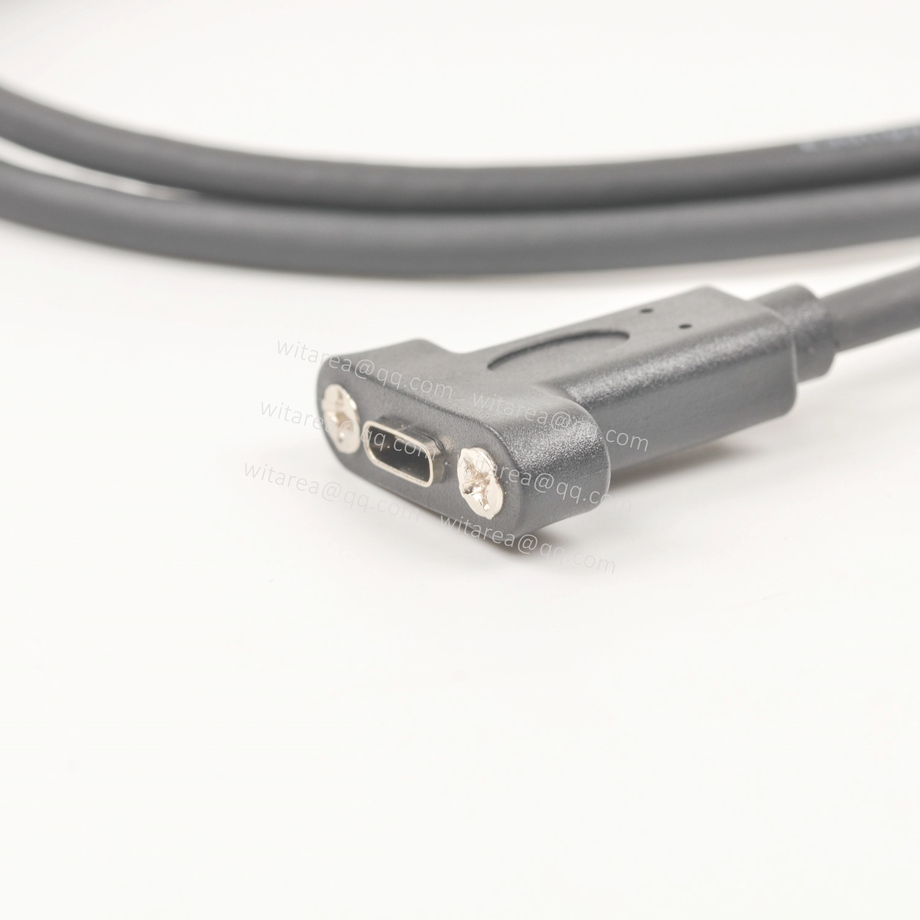 panel mount USB Type c male to female cable