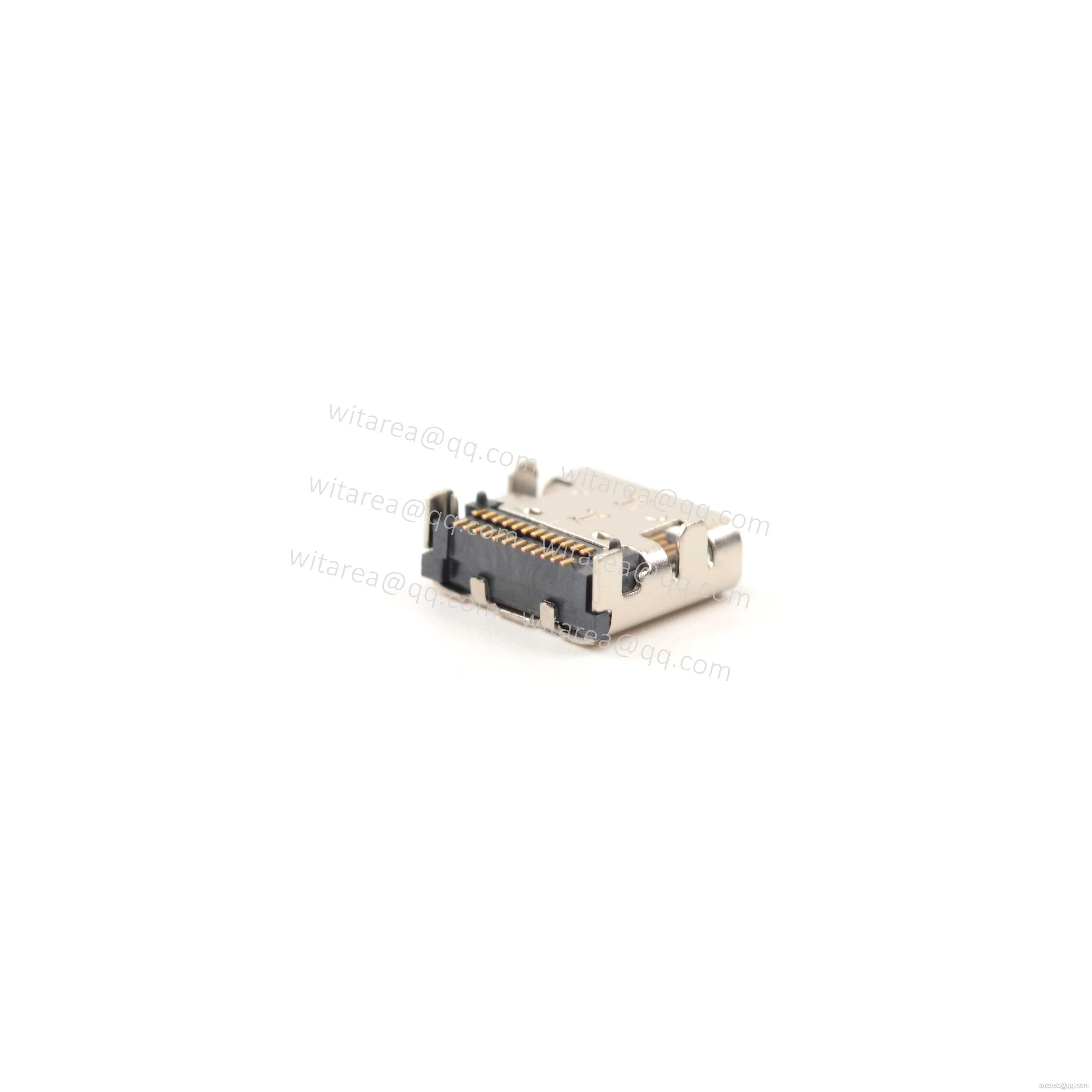 USB3.1 TYPE C 24P top-mount dual-row SMT receptacle,CH=1.68mm,L=7.9mm
