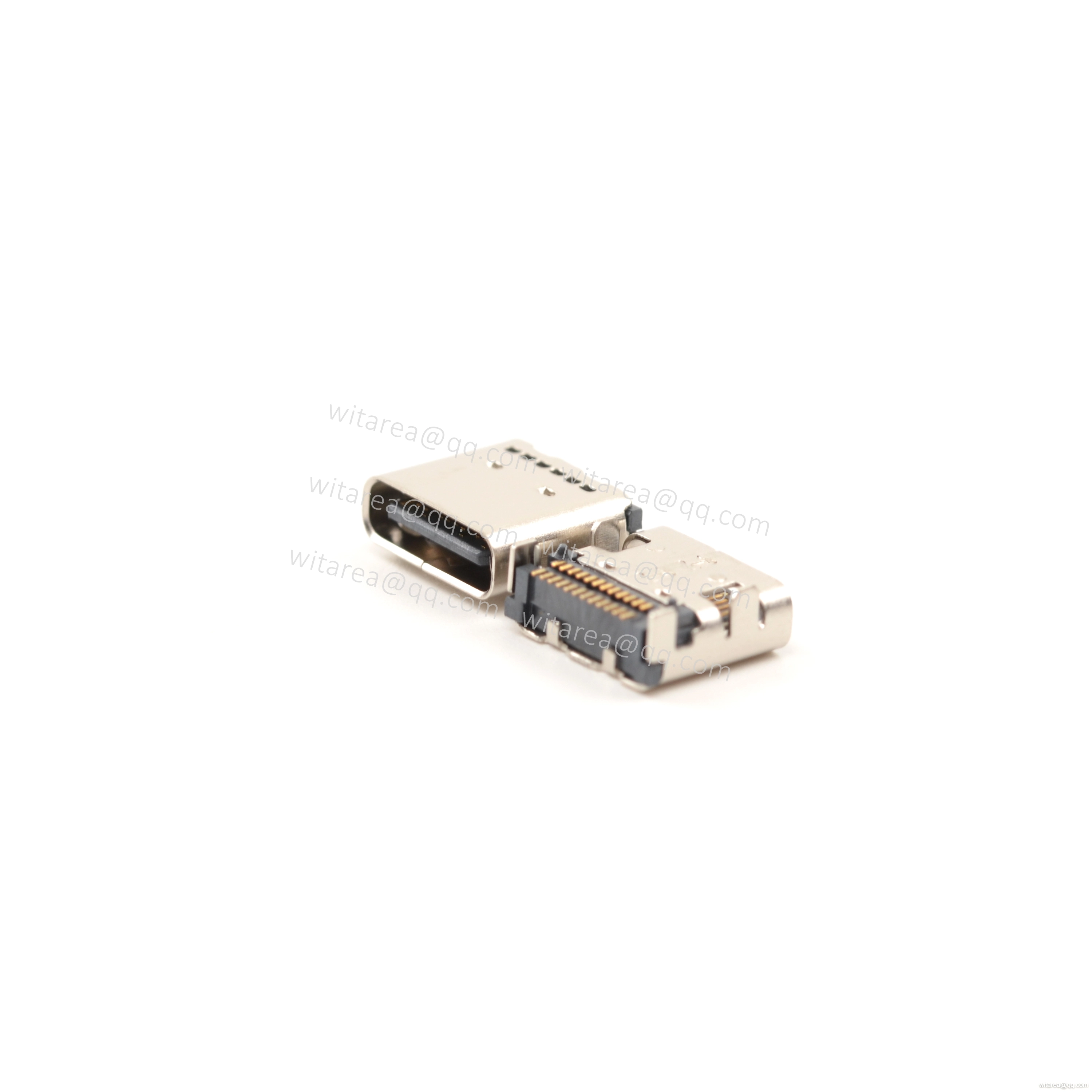 USB3.1 TYPE C 24P top-mount dual-row SMT receptacle,CH=1.68mm,L=7.9mm