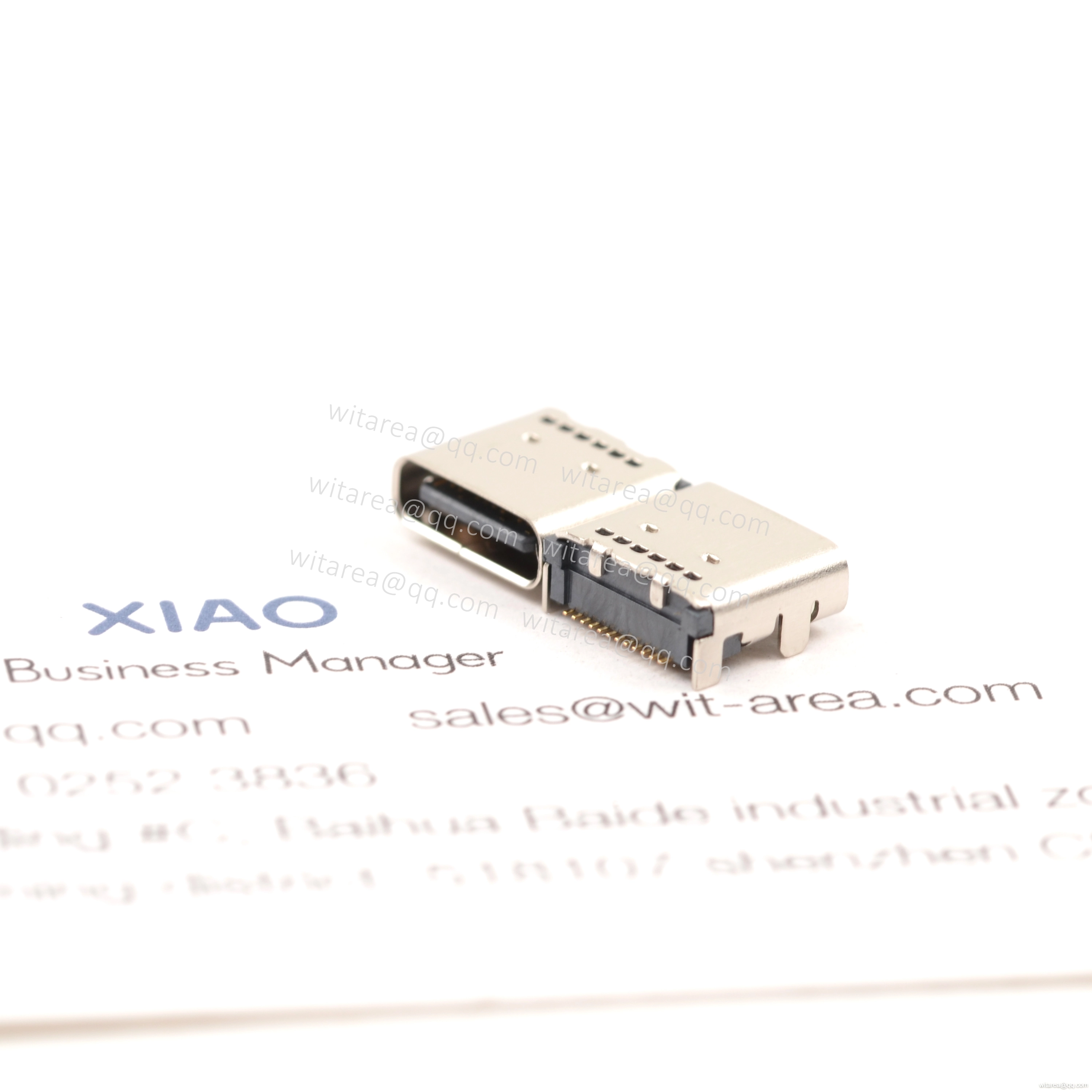 USB3.1 TYPE C 24P top-mount dual-row SMT receptacle,CH=1.68mm,L=7.9mm