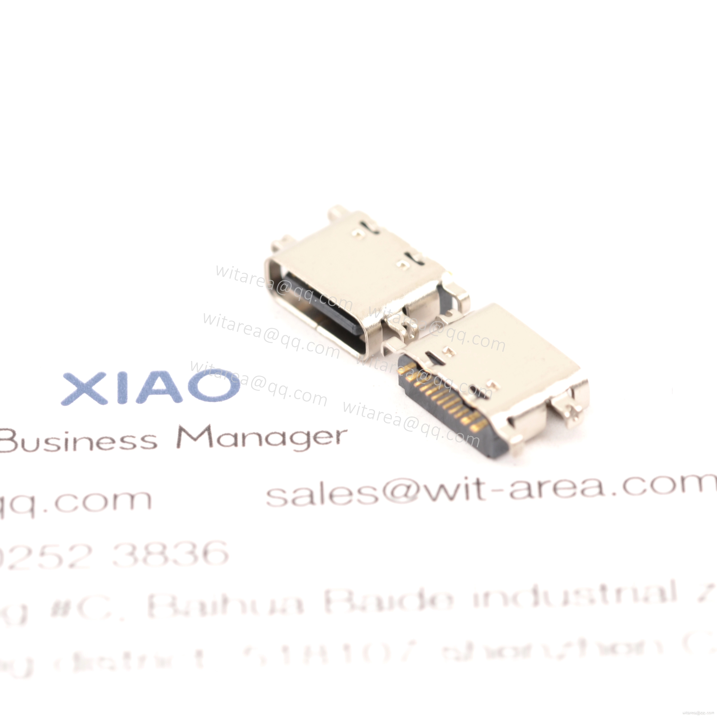 USB2.0 TYPE C 16P MID-MOUNT SMT RECEPTACLE  ,CH=0.52MM,L= 6.5MM
