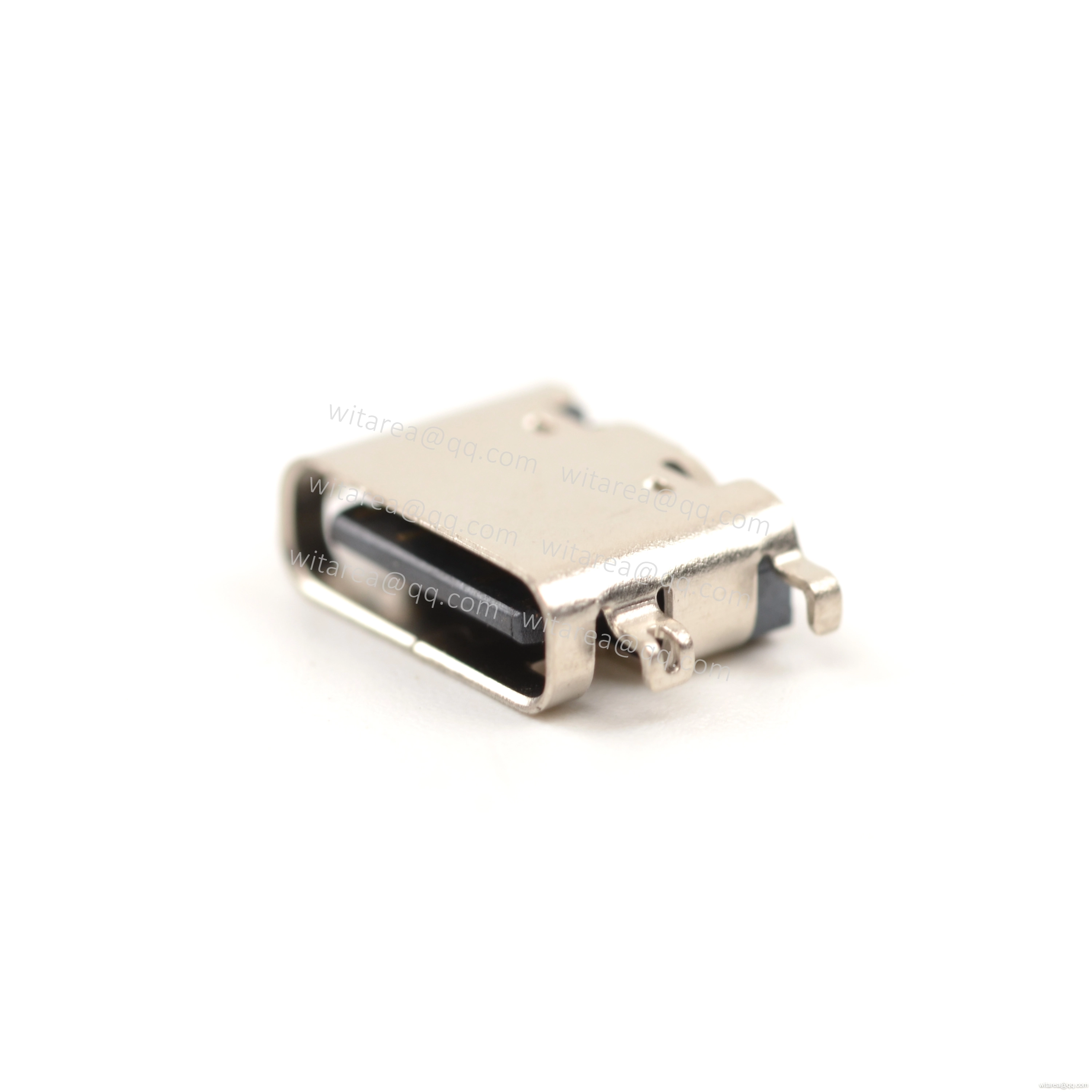USB2.0 TYPE C 16P MID-MOUNT SMT RECEPTACLE  ,CH=0.02MM,L= 6.5MM