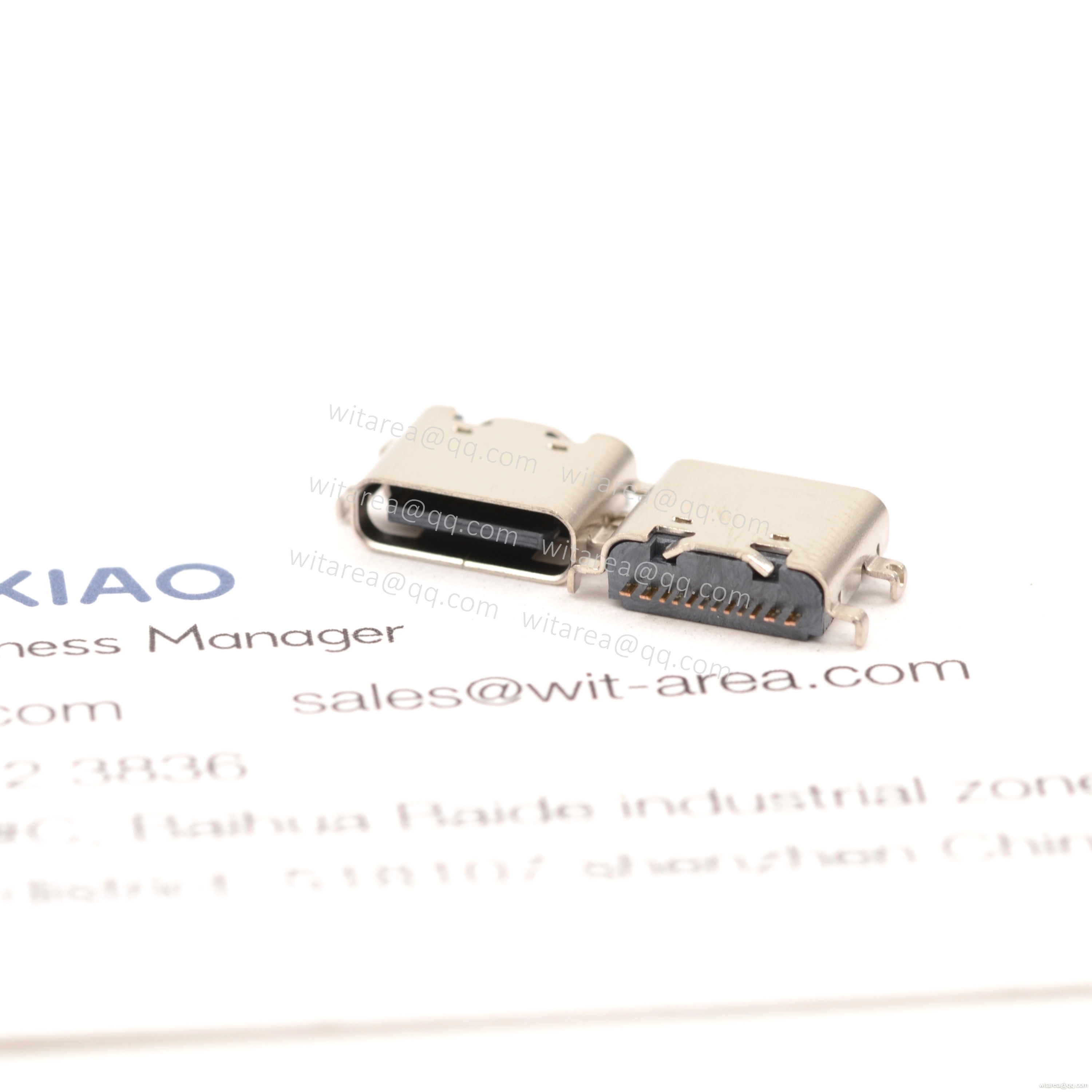 USB2.0 TYPE C 16P MID-MOUNT SMT RECEPTACLE  ,CH=0.58MM,L= 6.5MM