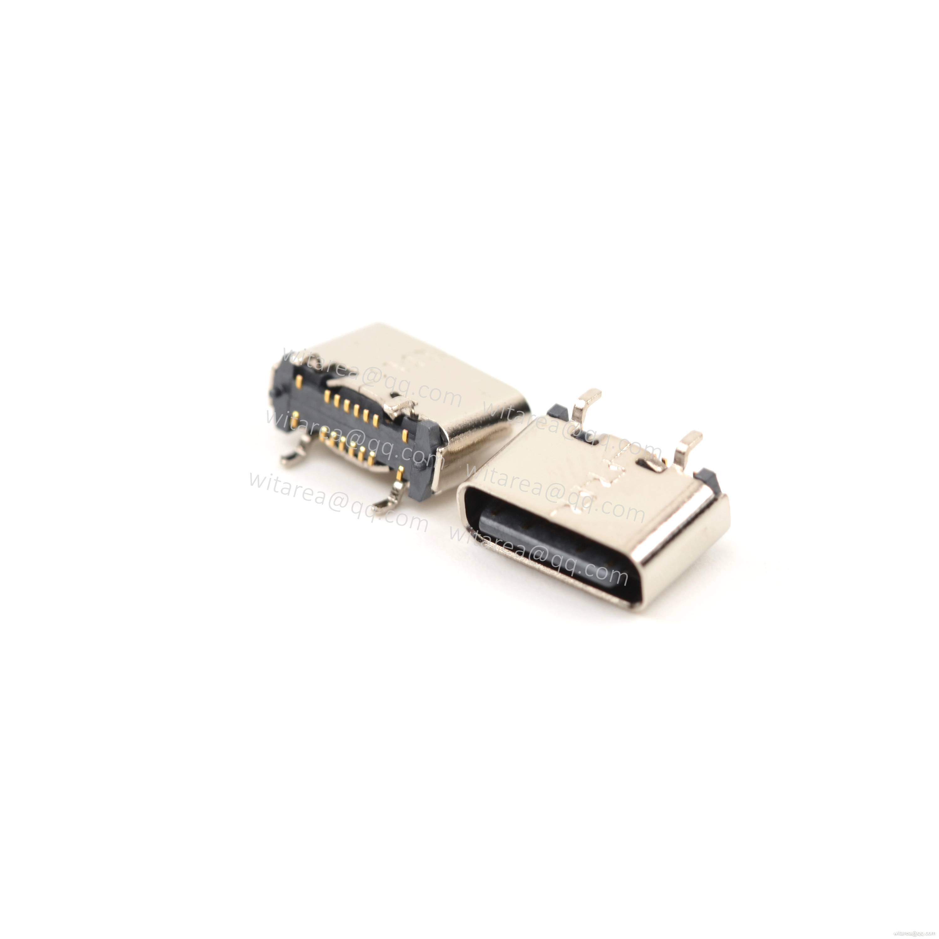 USB2.0 TYPE C 16P VERTICAL-MOUNT SMT RECEPTACLE ,H=5.5MM