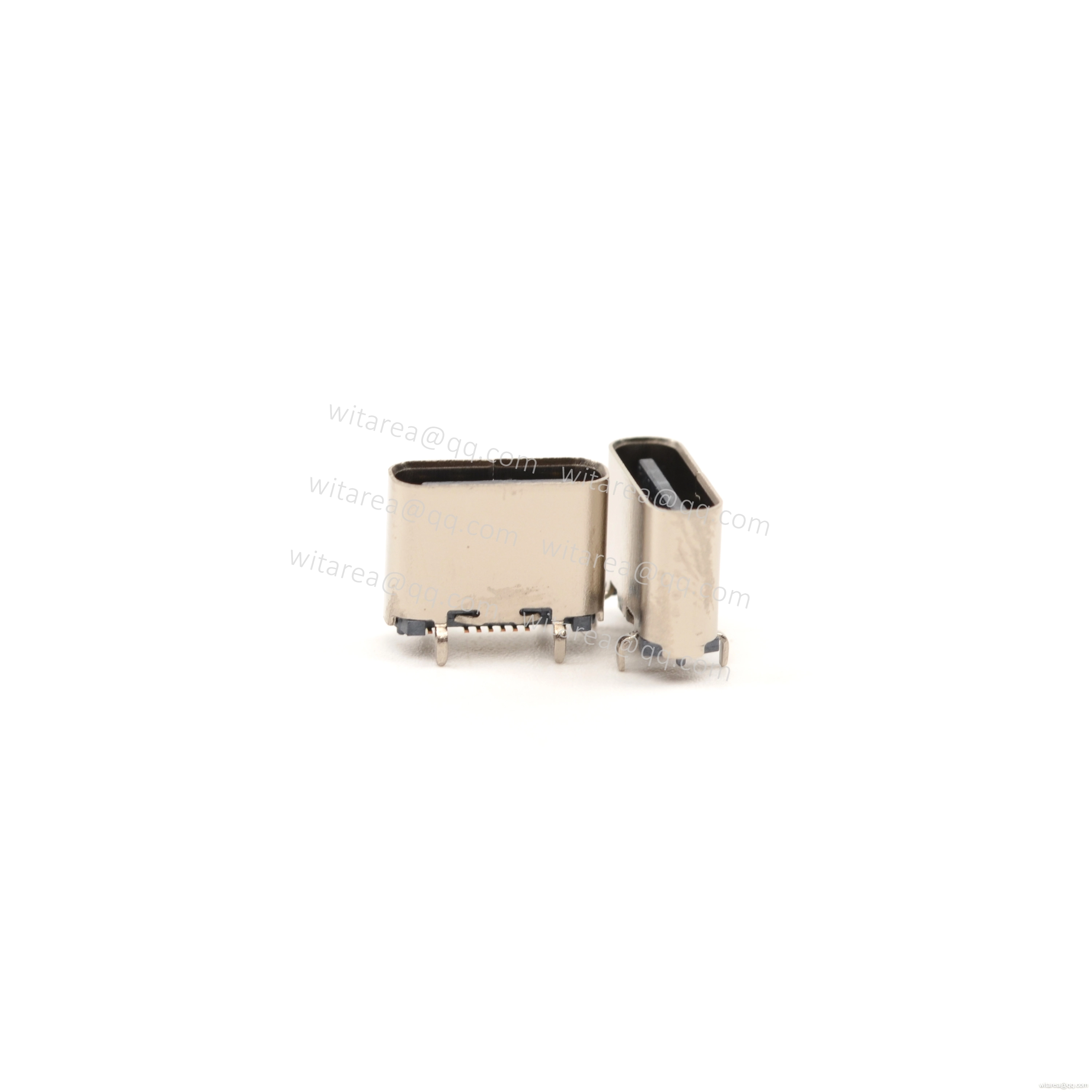 USB2.0 TYPE C 16P VERTICAL-MOUNT SMT RECEPTACLE ,H=6.5MM
