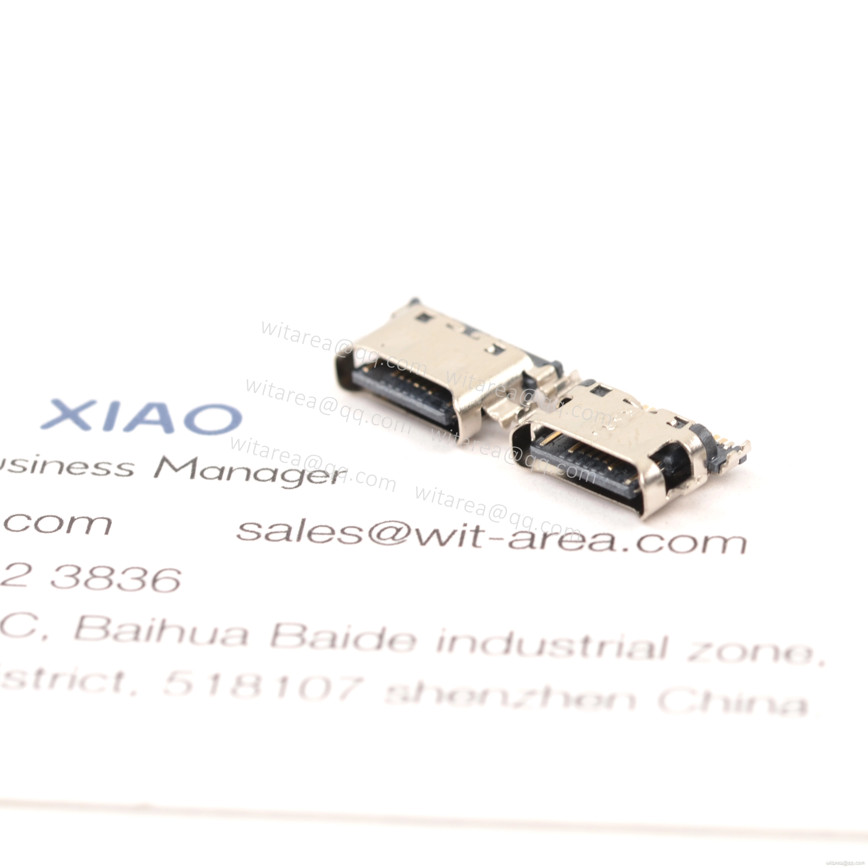 USB2.0 TYPE C 16P MID-MOUNT SMT RECEPTACLE ,CH=0.12MM,L=6.55MM