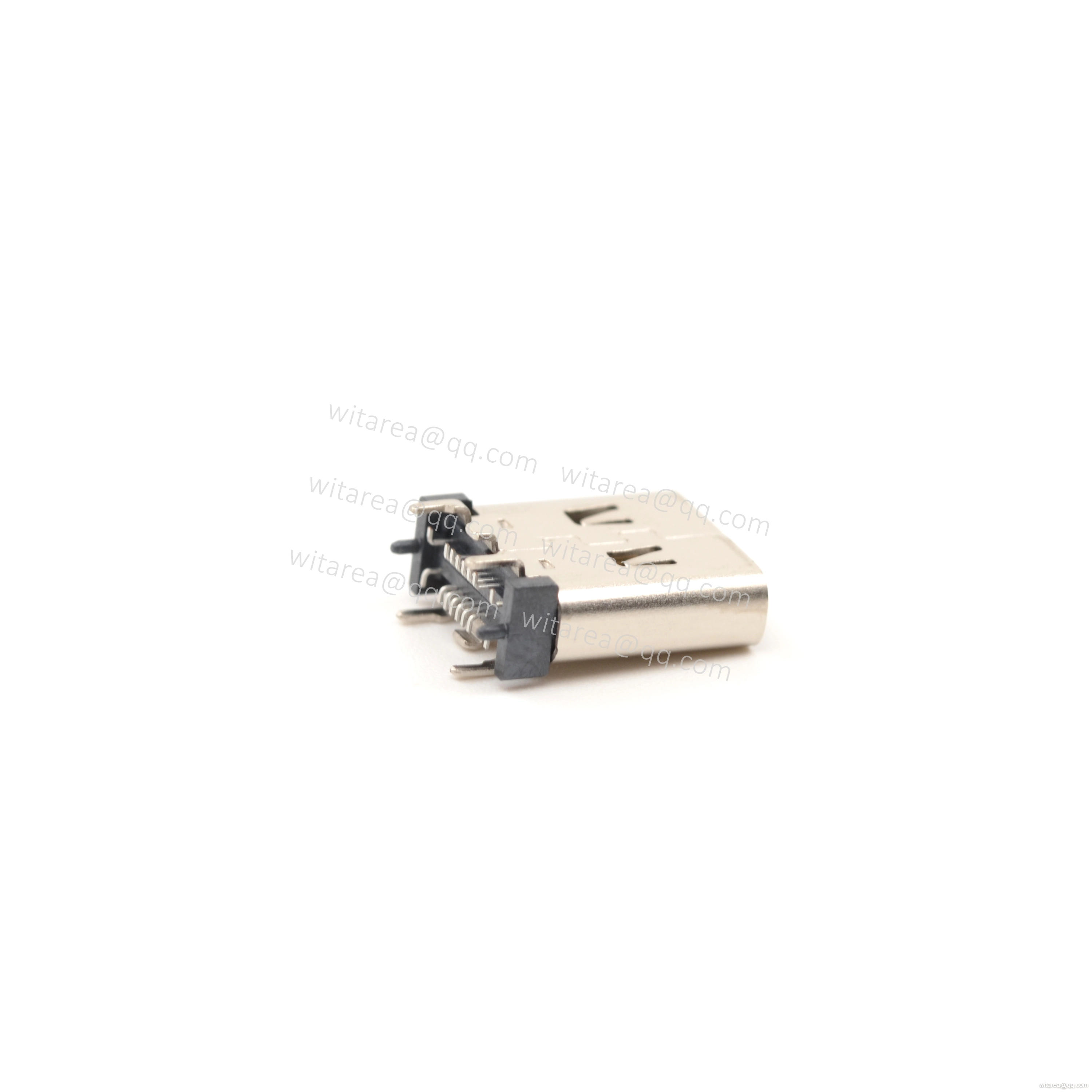 USB2.0 TYPE C 16P VERTICAL-MOUNT SMT RECEPTACLE ,H=10.4MM
