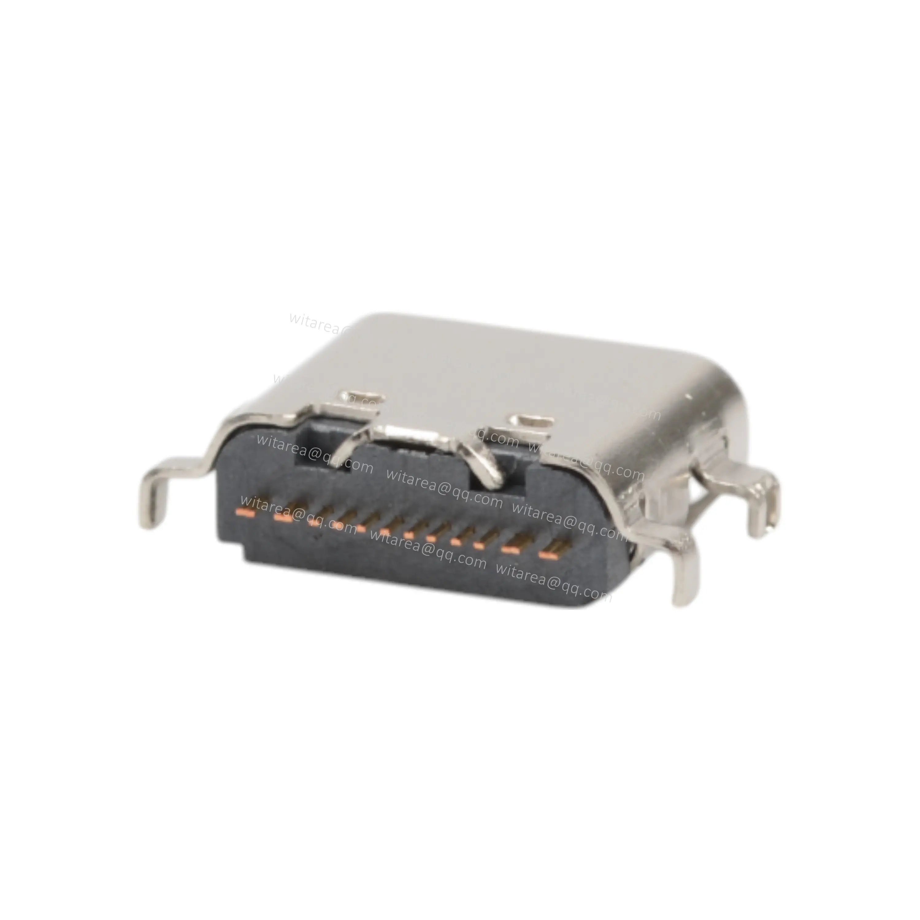 USB2.0 TYPE C 16P MID-MOUNT SMT RECEPTACLE  ,CH=0.28MM,L= 6.5MM