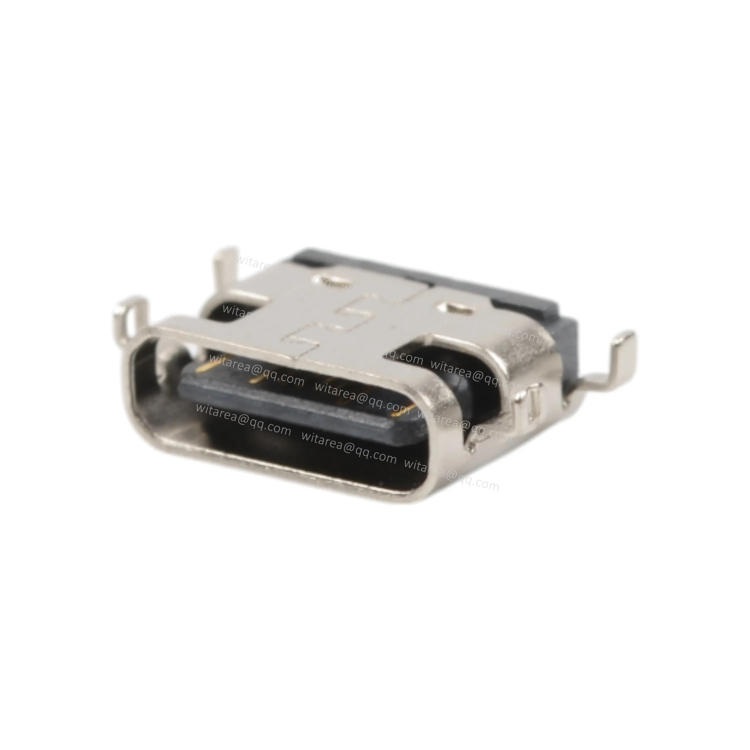 USB2.0 TYPE C 16P MID-MOUNT SMT RECEPTACLE  ,CH=0.28MM,L= 6.5MM