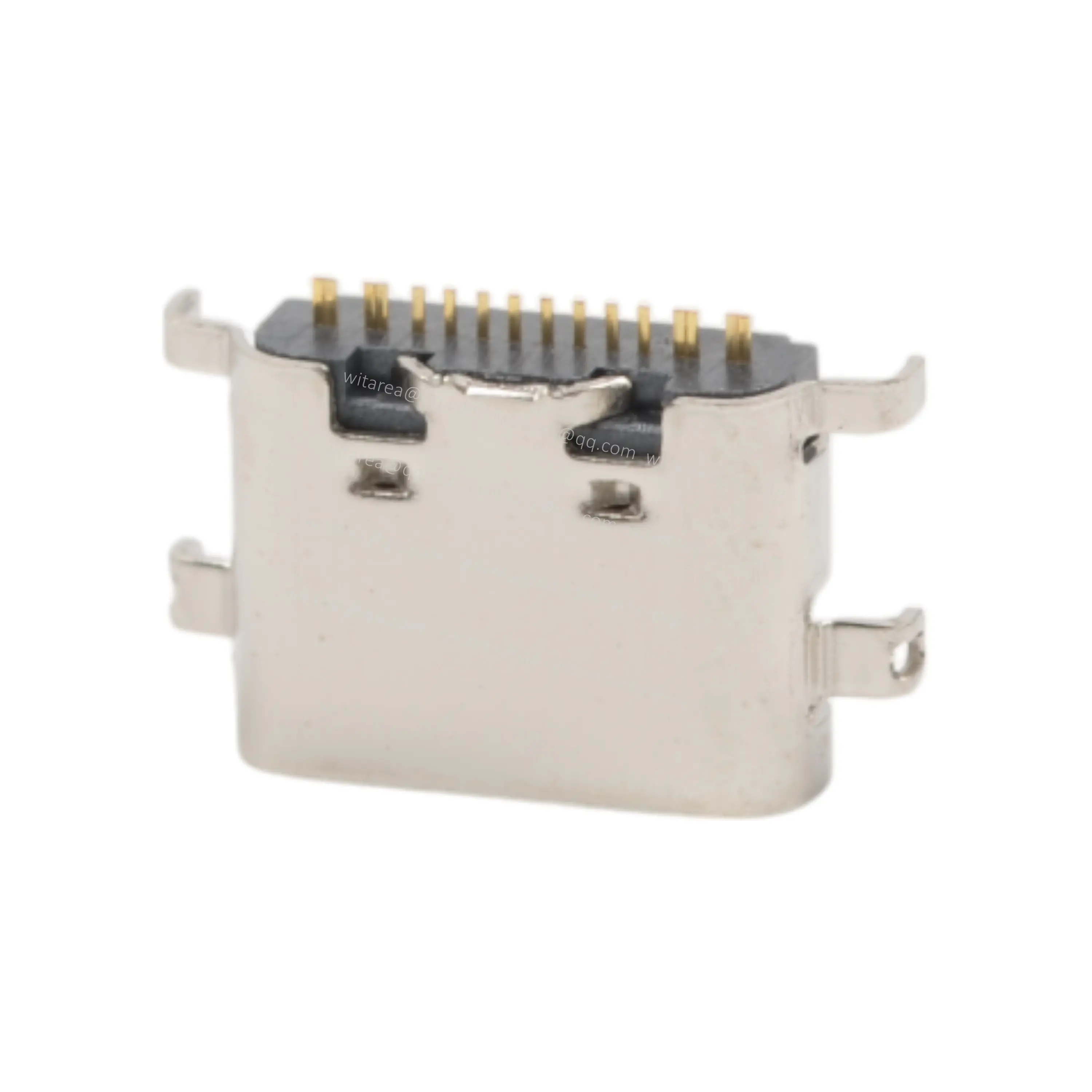 USB2.0 TYPE C 16P MID-MOUNT SMT RECEPTACLE  ,CH=0.28MM,L= 6.5MM
