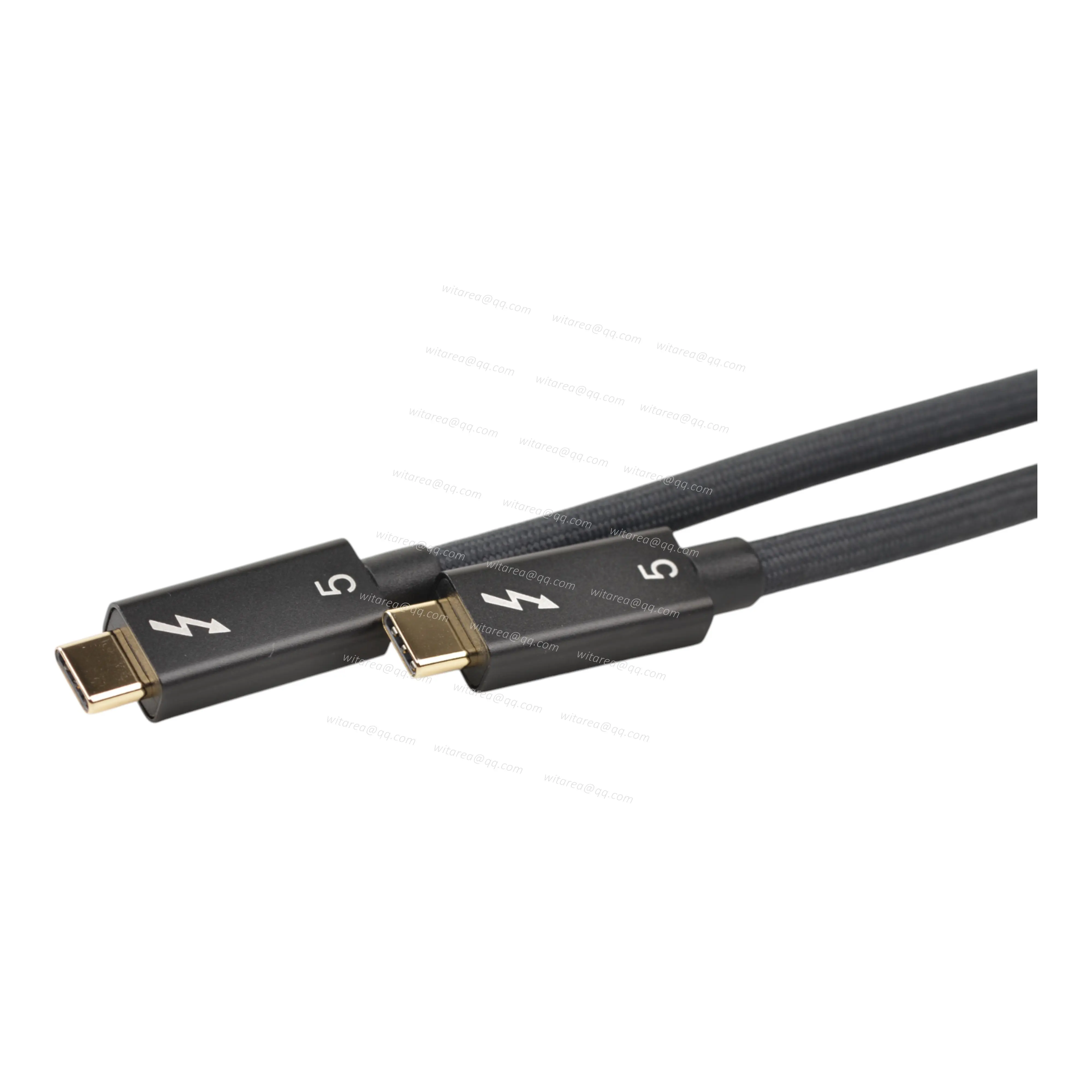 USB C TB5 Cable 40/80Gbps flex Cable