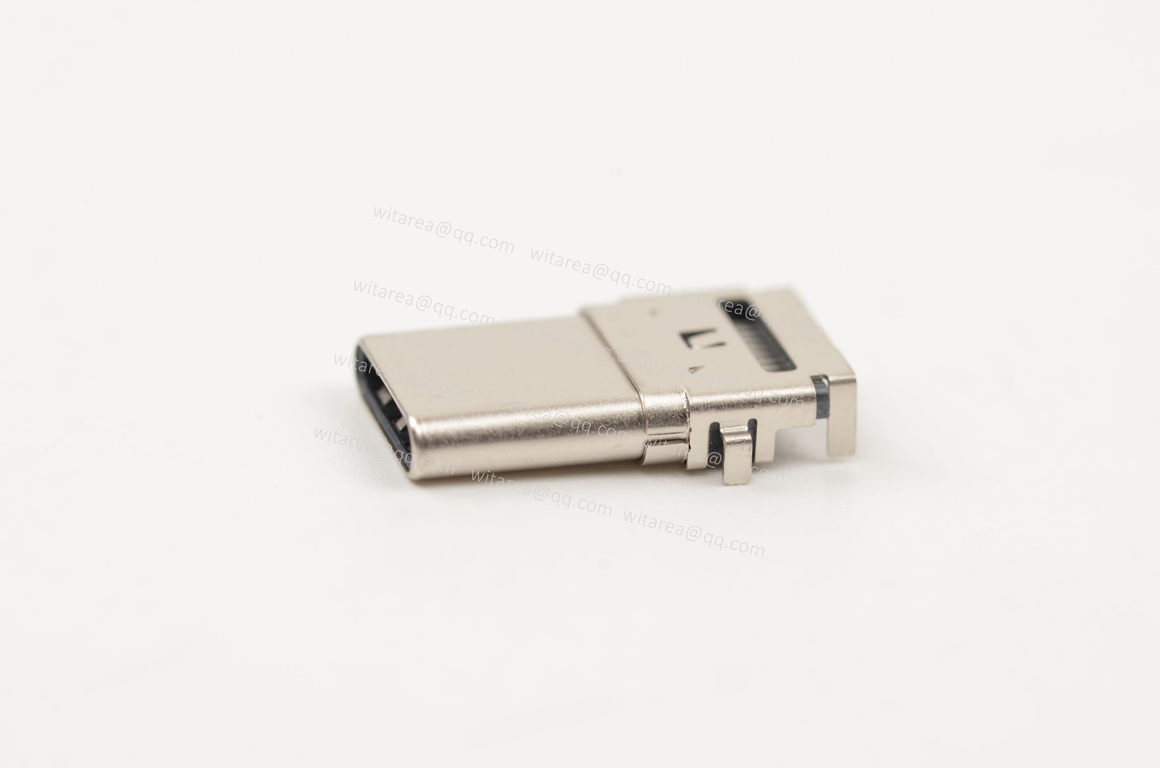 USB3.1 TYPE C 24PIN MALE PLUG, MID-MOUNT,  DUAL ROW SMT,CH=0.15MM, L=15.5MM