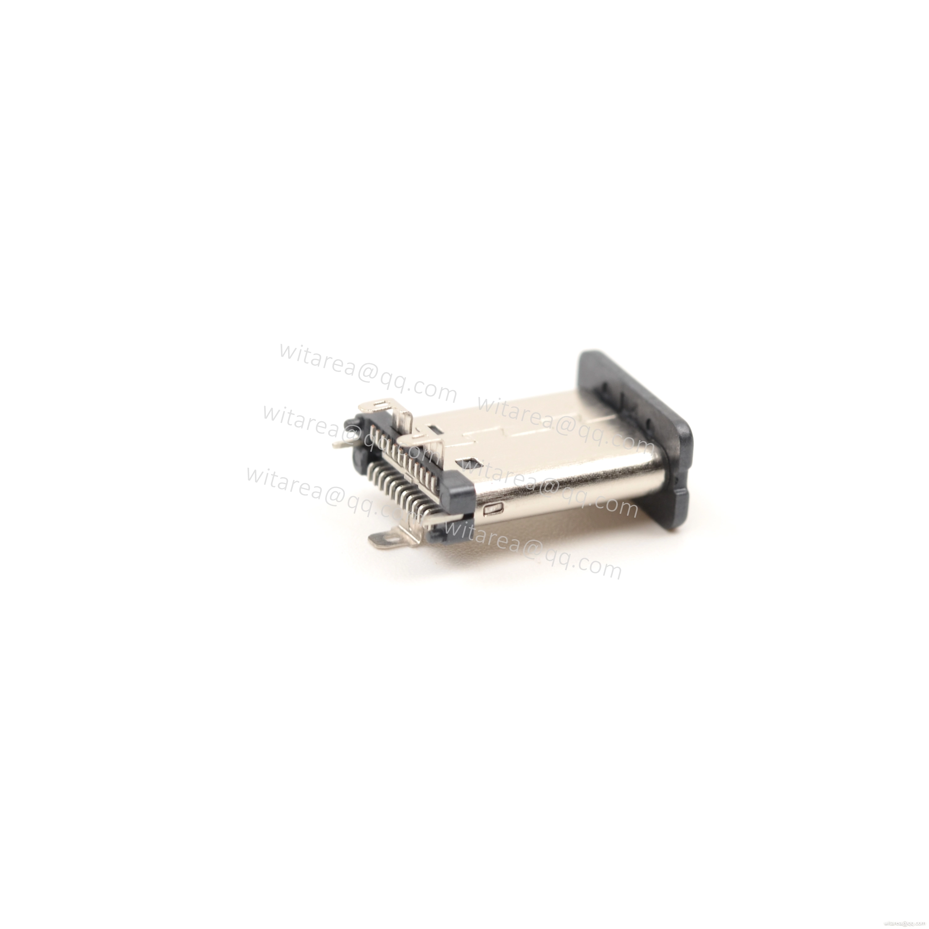 USB3.1 TYPE C 24PIN MALE PLUG, VERTICAL-MOUNT,  DUAL ROW SMT,H=11.1MM, L=8.66MM