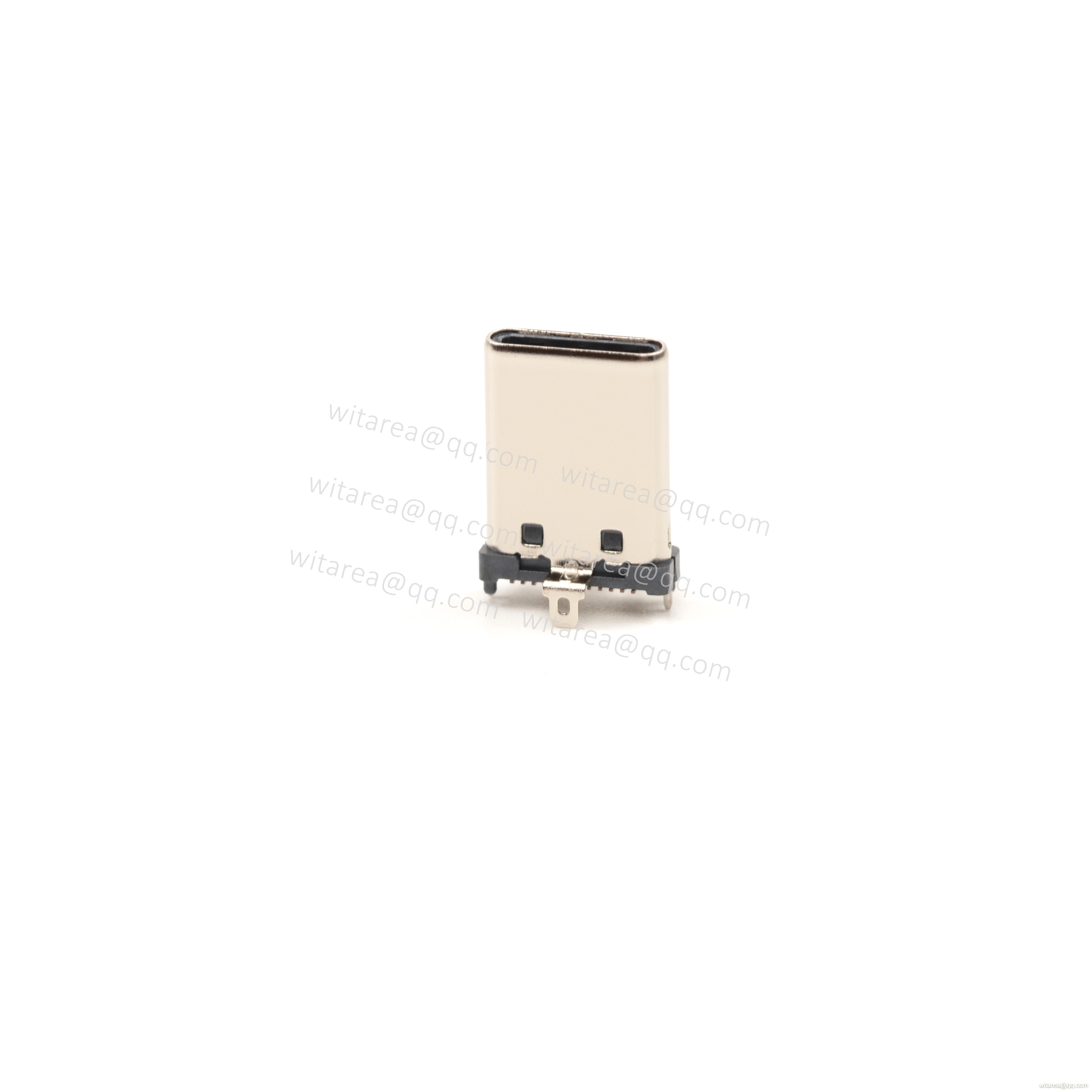 USB3.1 TYPE C 24PIN MALE PLUG, VERTICAL-MOUNT,  DUAL ROW SMT,H=11.1MM, L=8.66MM
