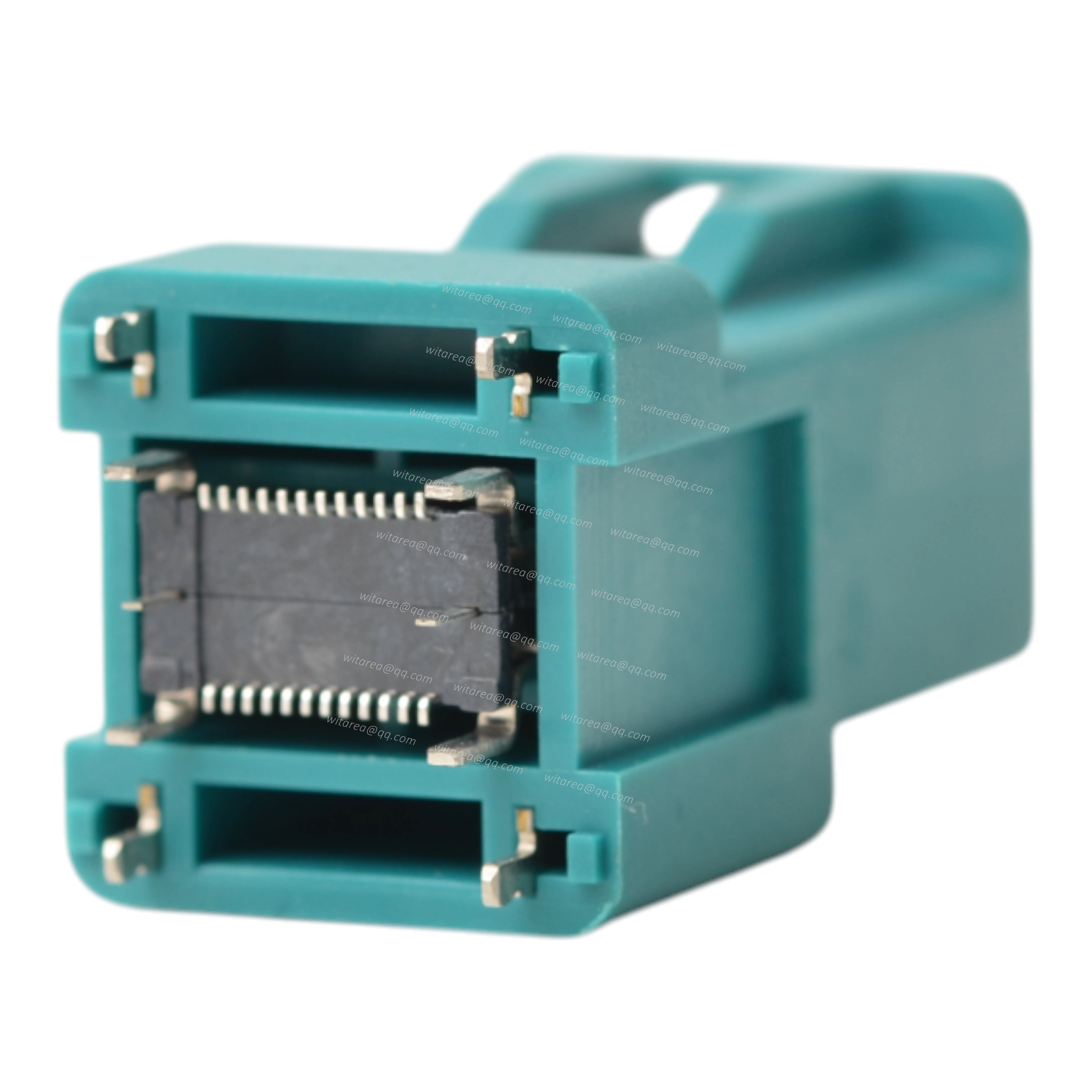 HSBridge USB3.1 TYPE C 24P VERTICAL MOUNT SMT RECEPTACLE ,H=25MM,L=26.8MM