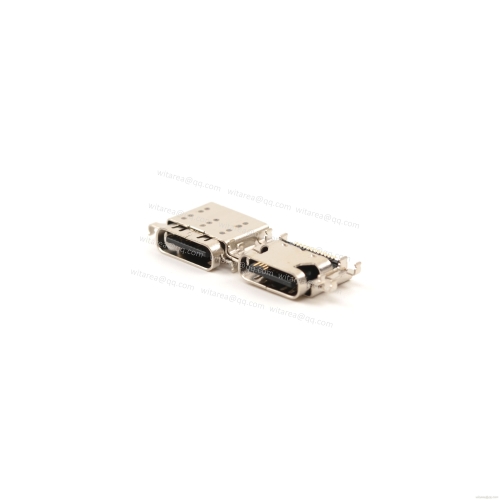 USB4 TYPE C 24P Receptacle Mid-mount,off-set SMT,CH=0.47mm L= 8.7mm