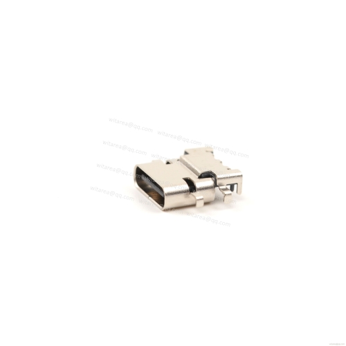 USB3.1 TYPE C 24P TOP-MOUNT DIP+SMT RECEPTACLE ,CH=0.4MM,L=10.3MM