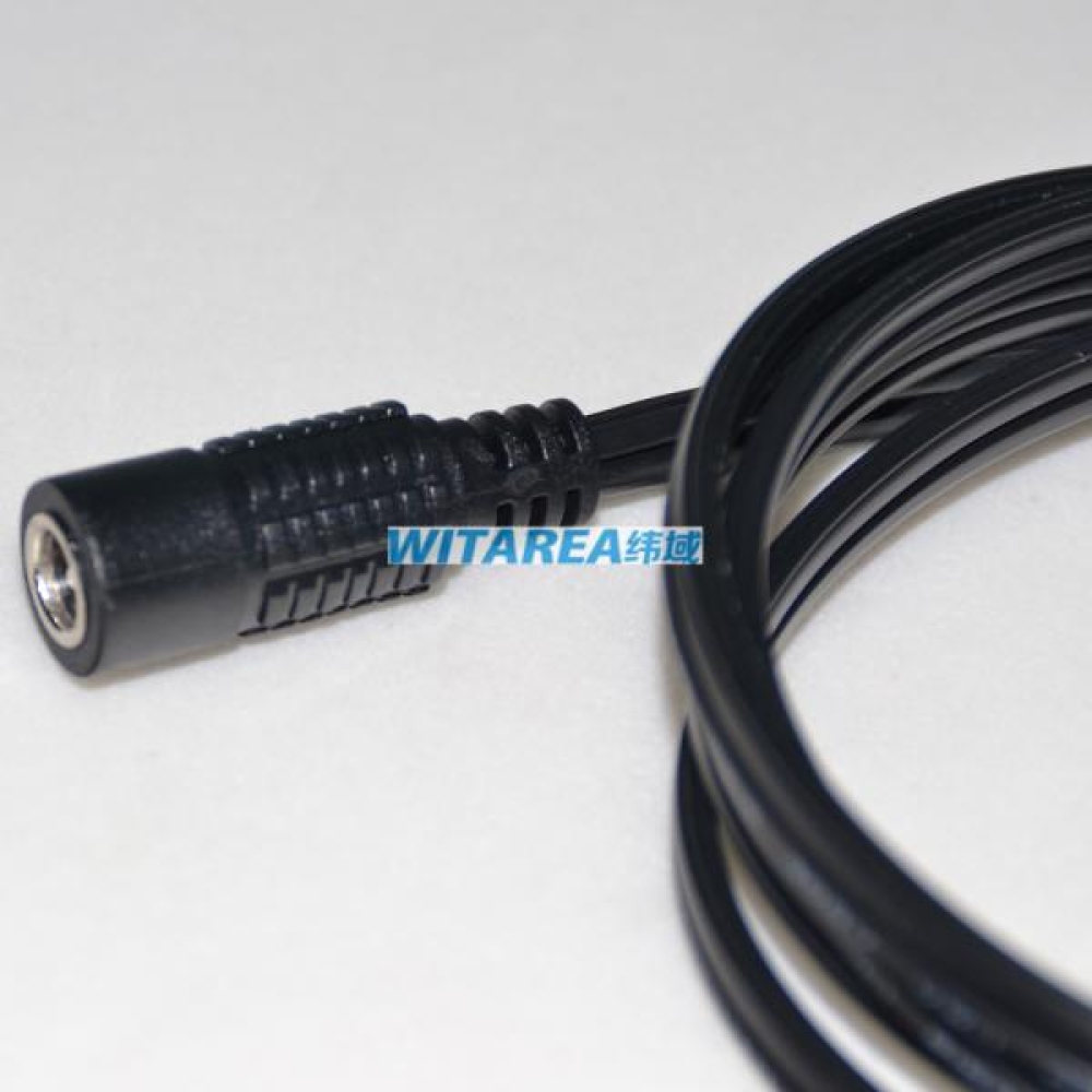 custom UL SPT-1 2X18AWG DC sockets barrel power cable
