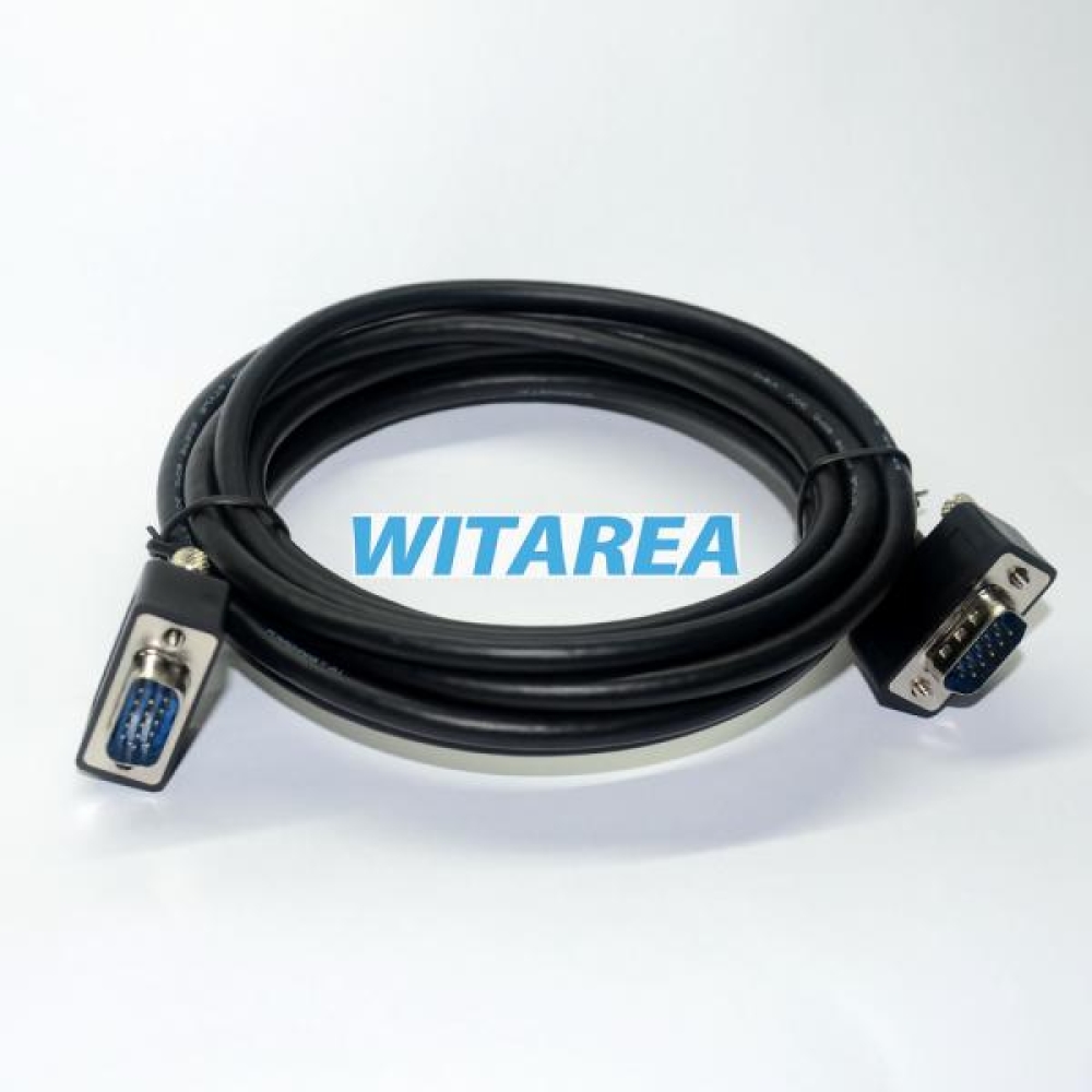 Coax Low Profile High Resolution Monitor VGA HD15 PIN M/M Cable