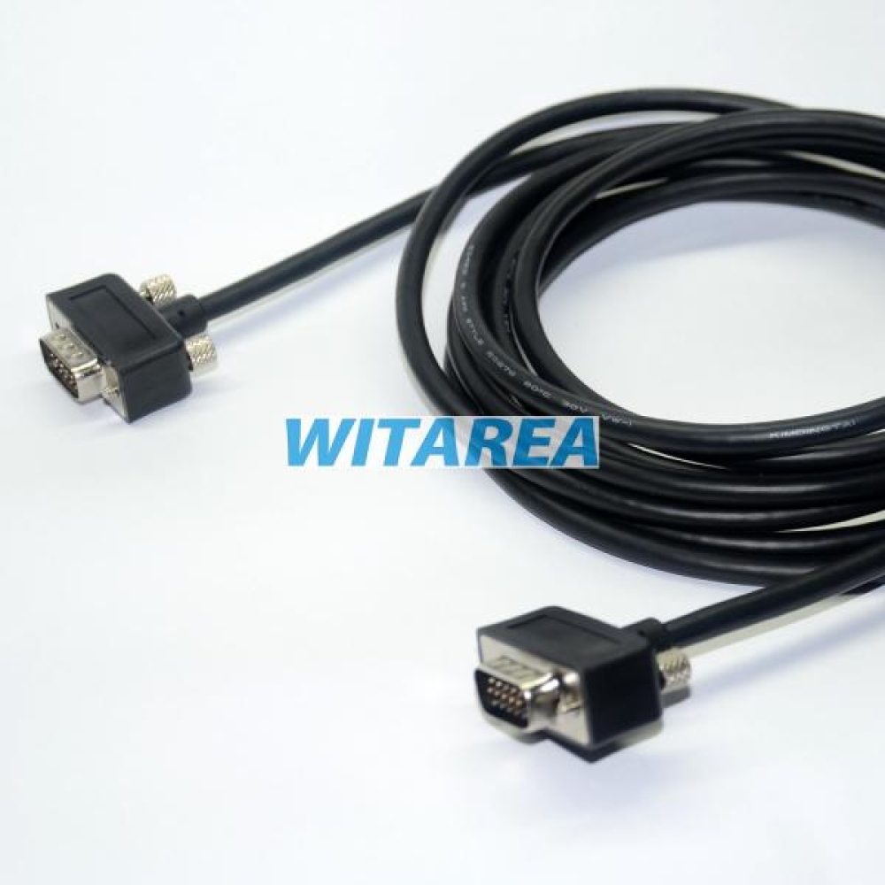 Coax Low Profile High Resolution Monitor VGA HD15 PIN M/M Cable