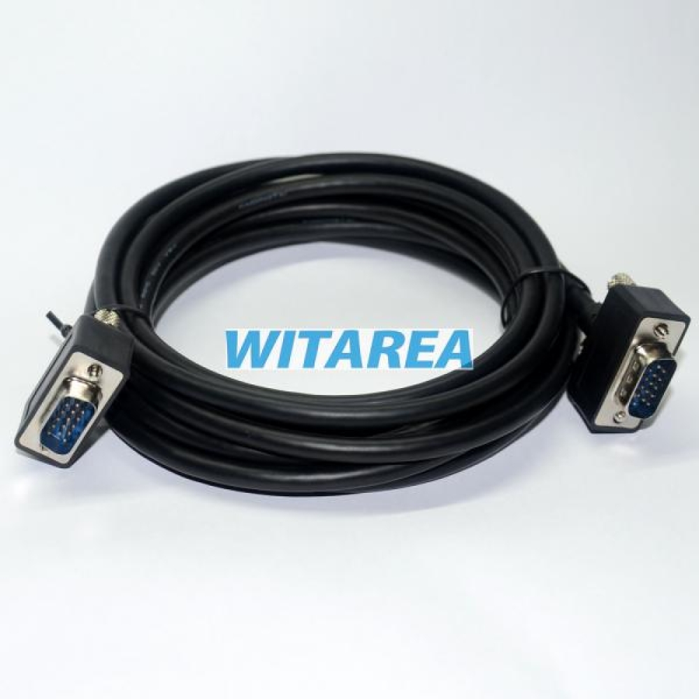 Coax Low Profile High Resolution Monitor VGA HD15 PIN M/M Cable