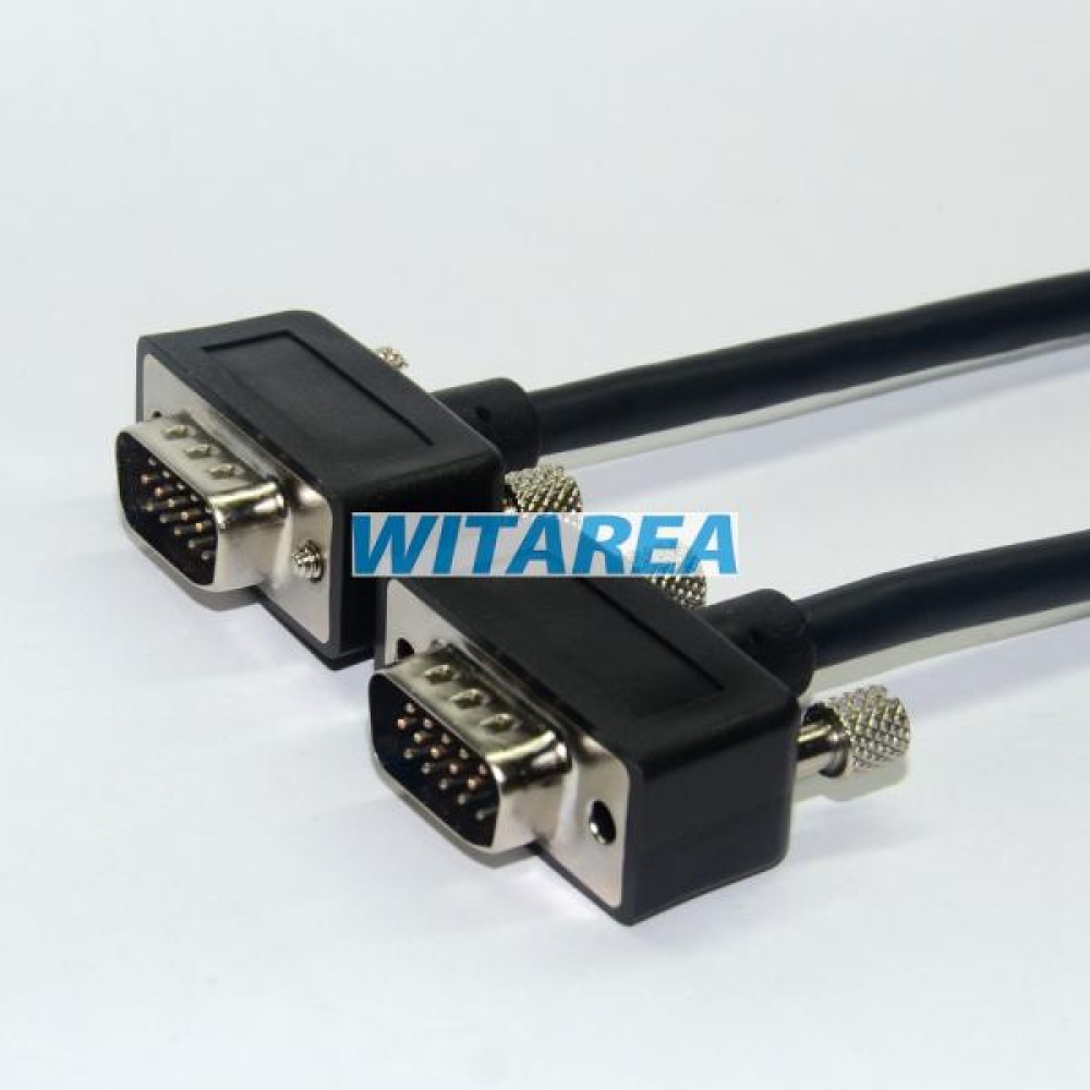 Coax Low Profile High Resolution Monitor VGA HD15 PIN M/M Cable