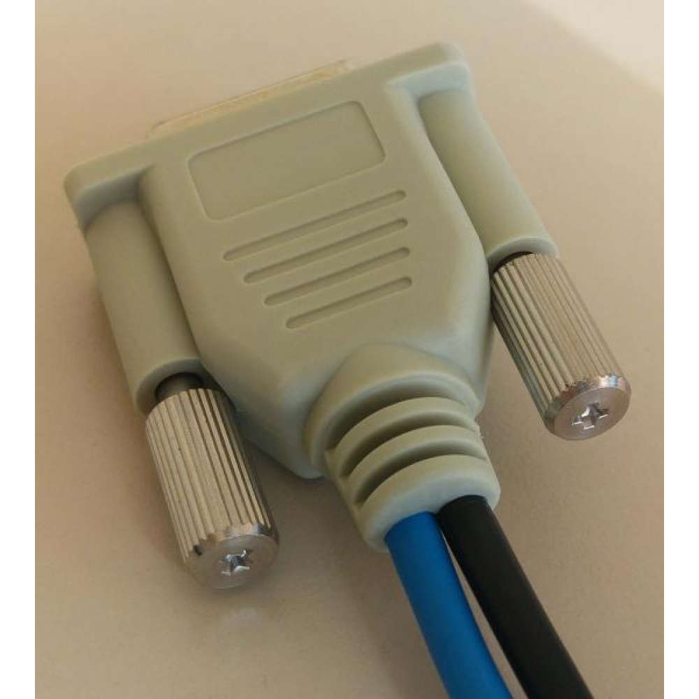 High power Combination D-SUB  2w2c Connectors custom cables