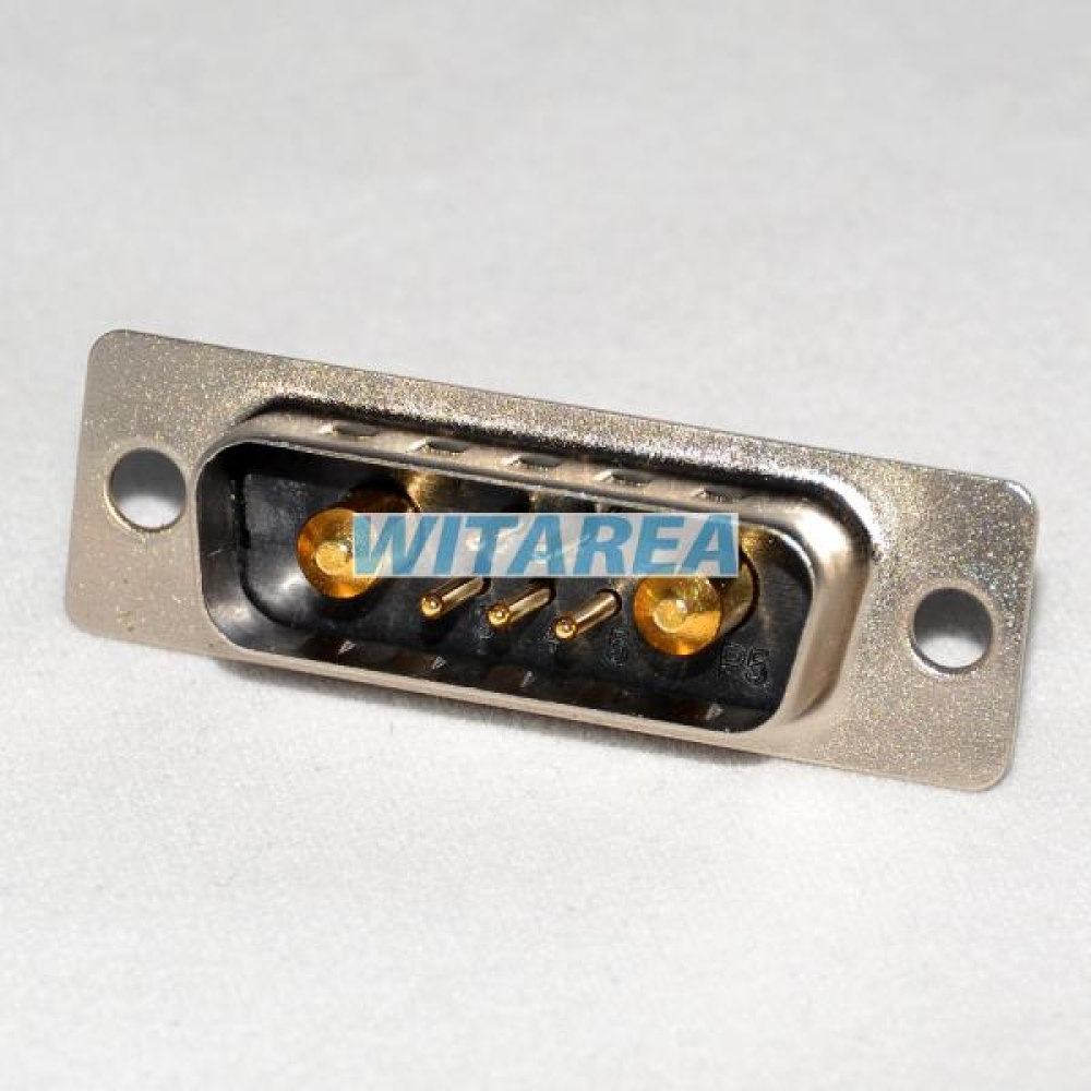 High power Combination D-SUB 7w2 Connectors custom cables