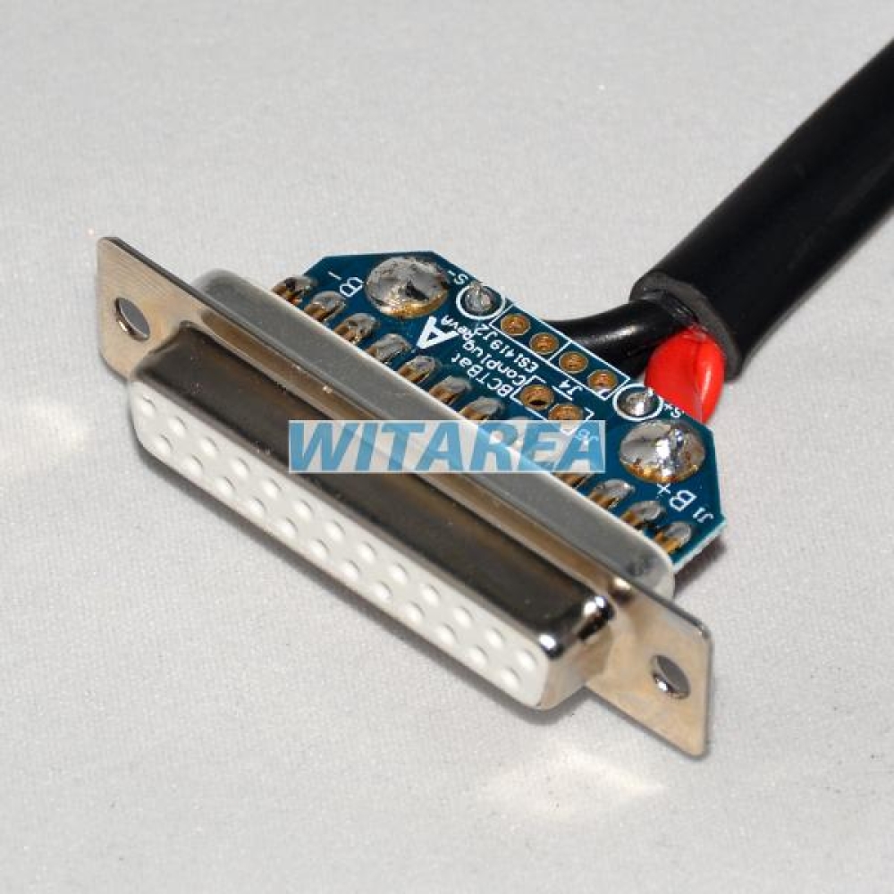 High power Combination D-SUB 7w2 Connectors custom cables