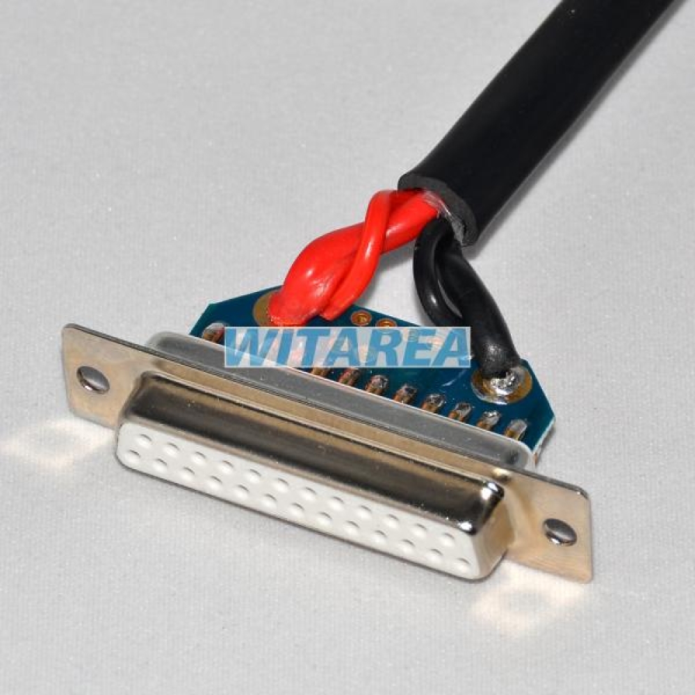 High power Combination D-SUB HD 5w5 Connectors custom cables